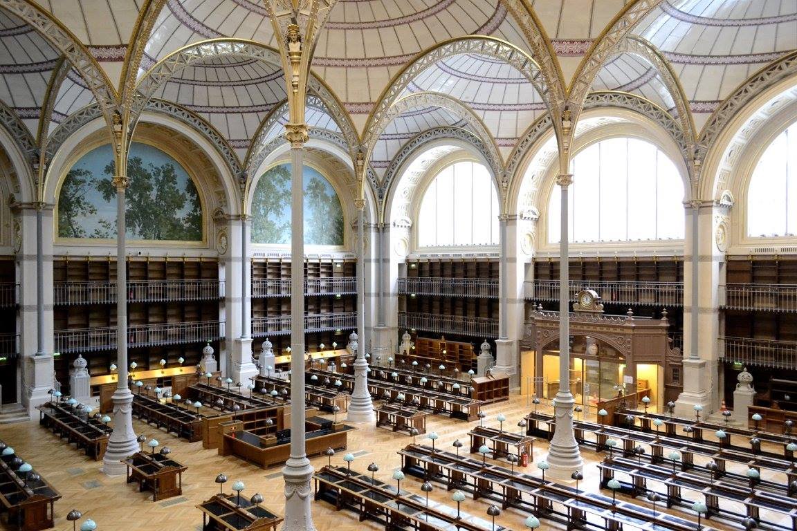 National Library of France. Photography is by Jean-Christophe Ballot