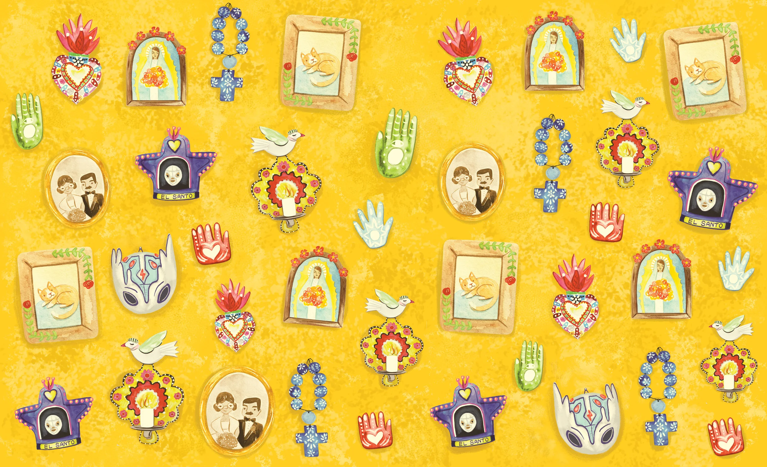 Abuela's house is full of fascinating history and colourful objects!