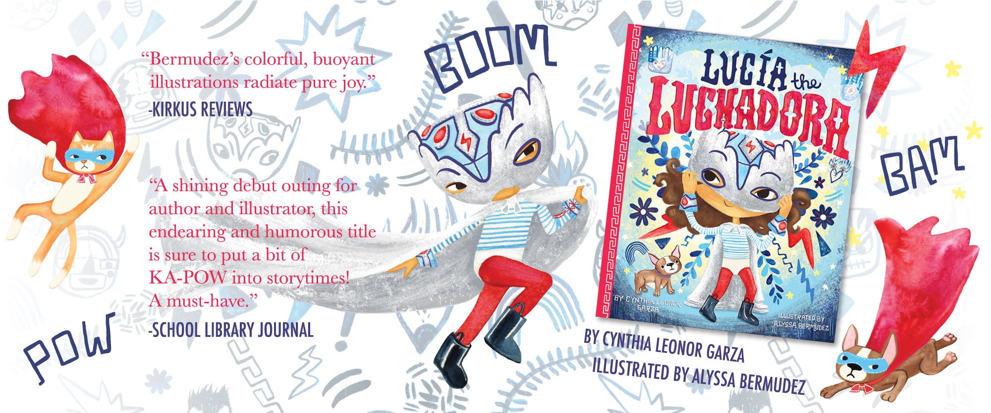 Lucia The Luchadora Picture Book Illustration Portfolio — Alyssa Bermudez