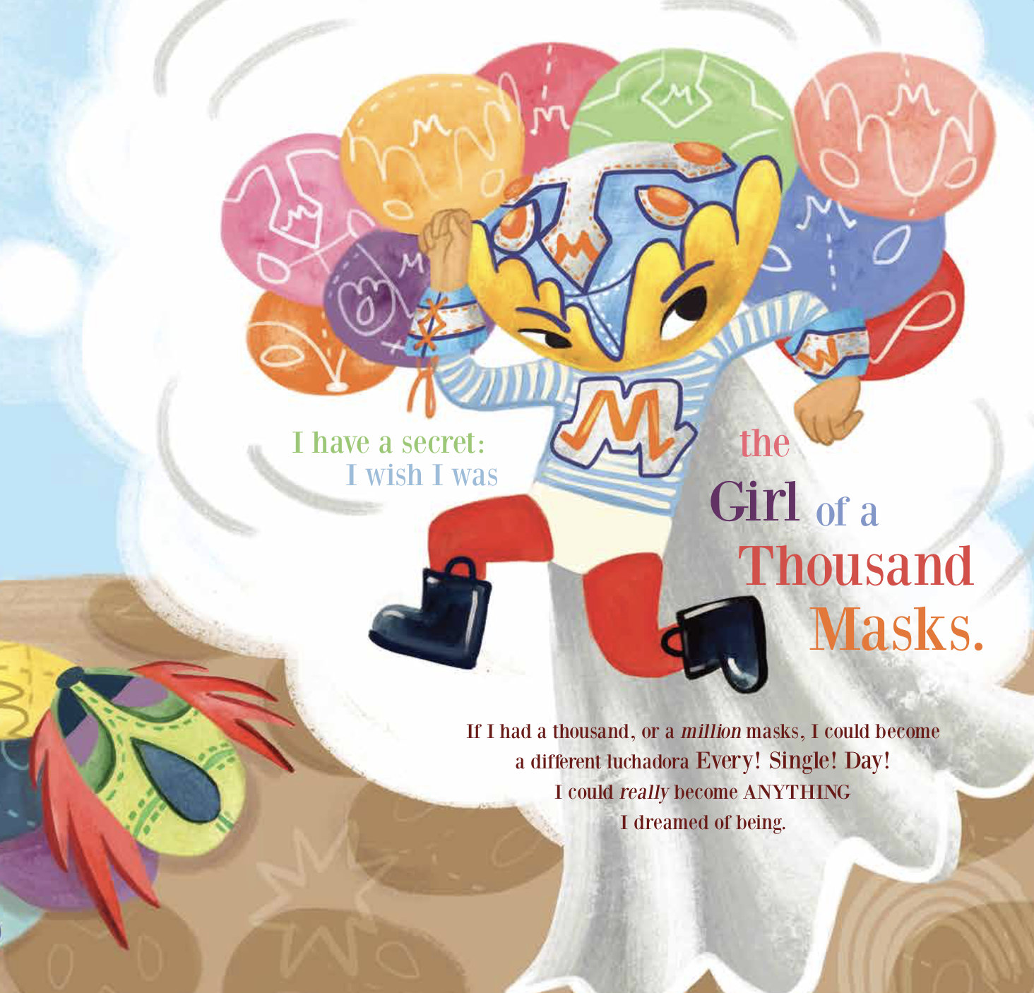 Lucia The Luchadora Picture Book Illustration Portfolio — Alyssa Bermudez