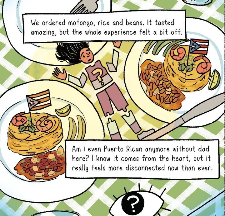 If you've read my debut graphic novel, Big Apple Diaries, you know little me grappled with questions of identity, culture, and race. Teenage me continued to have these questions, especially after my dad died. Can you or the young people in your lives