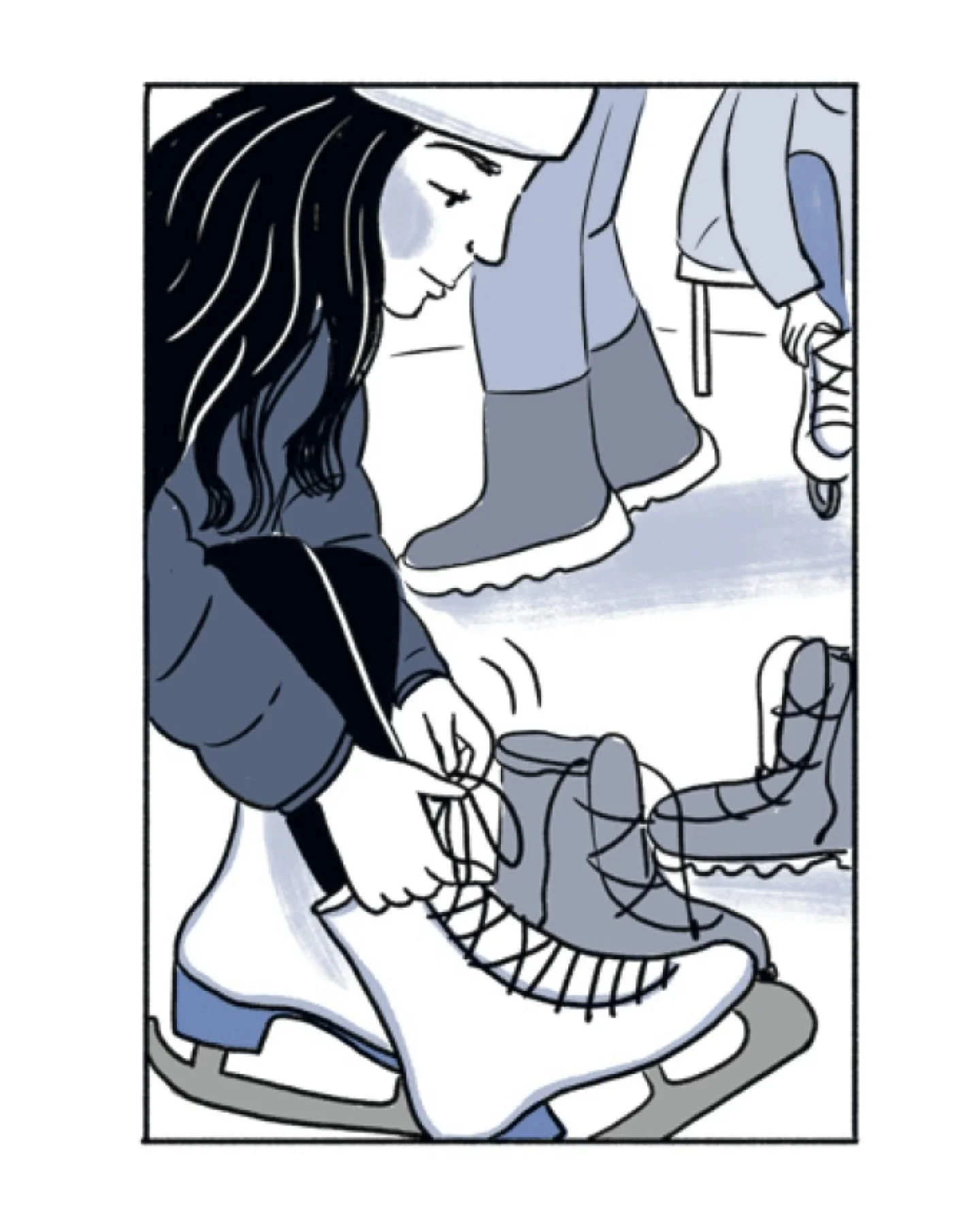 A little Christmas carousel magic from Big Apple Diaries, one of my favourite scenes. 

Wishing everyone a joy filled day, wherever you are ❤️ 

#merrychristmas #iceskating #central park #graphicmemoir #bigapplediaries