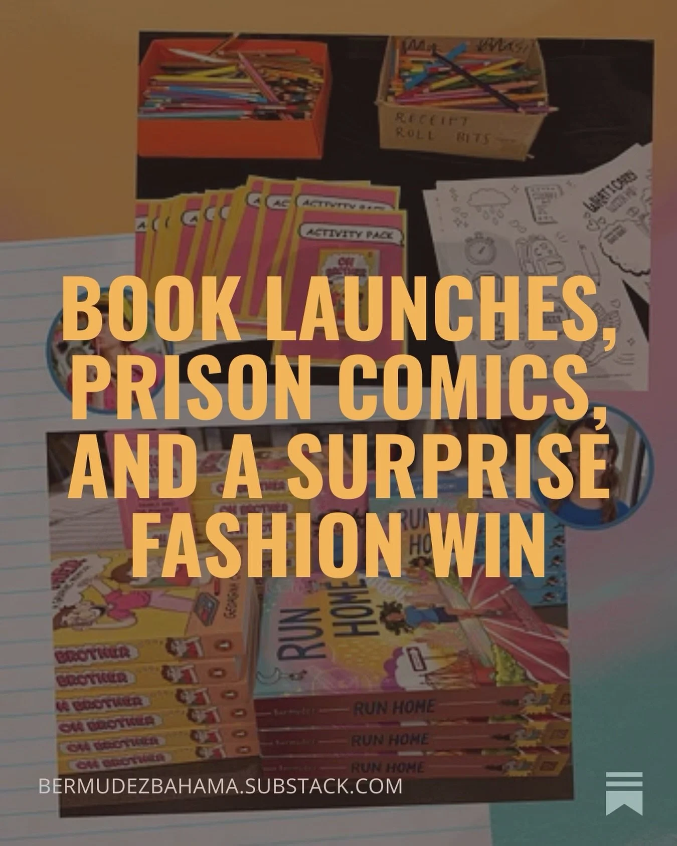 From book launches to prison workshops to unexpected moments in between&hellip;
This past stretch of life has been a lot.

I wrote about the beautiful, strange mix of it all. Sharing comics in places I never imagined, celebrating real stories out in 