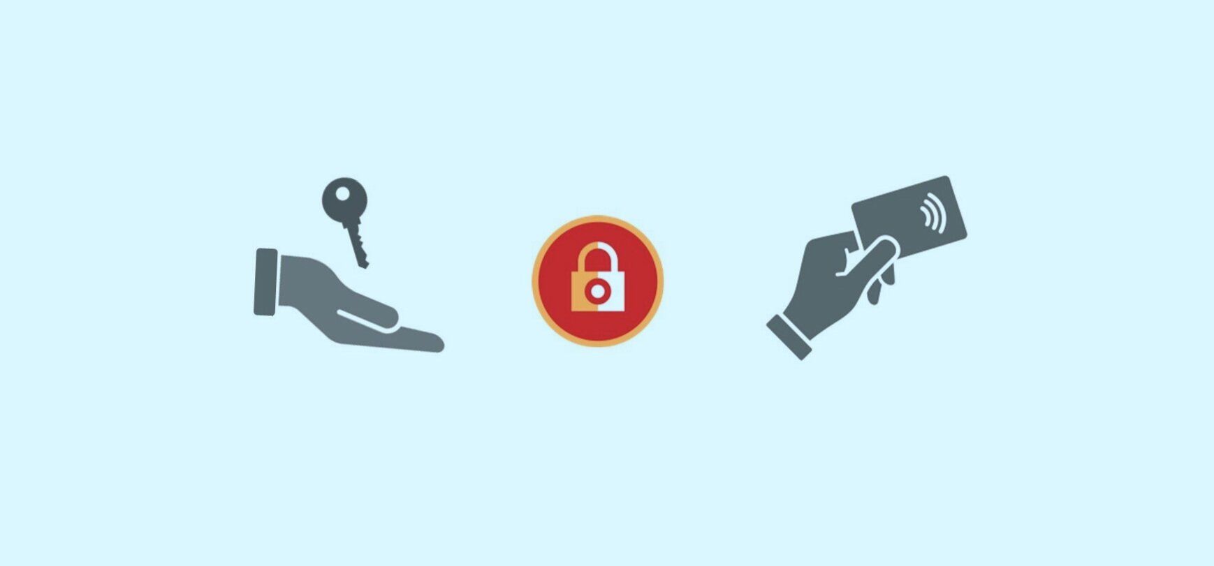 Key fobs and card readers can be more-affordable and easier to maintain than traditional keys.