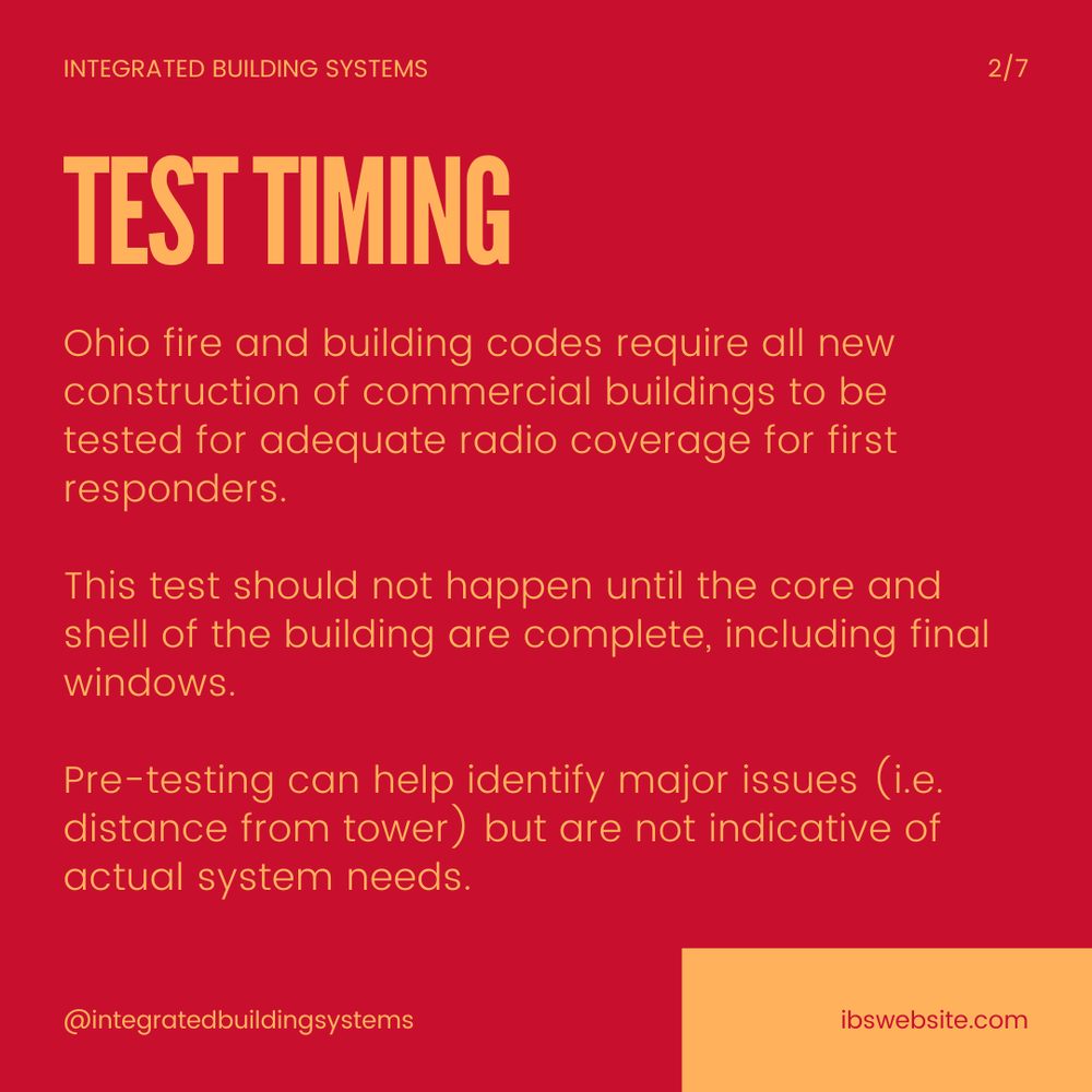 Test timing