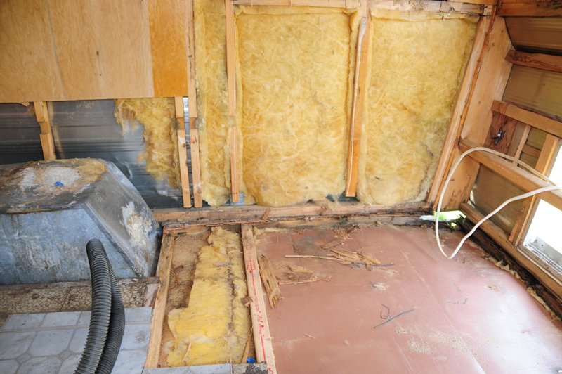 Before After Replacing Rotten Framing In A Vintage Camper