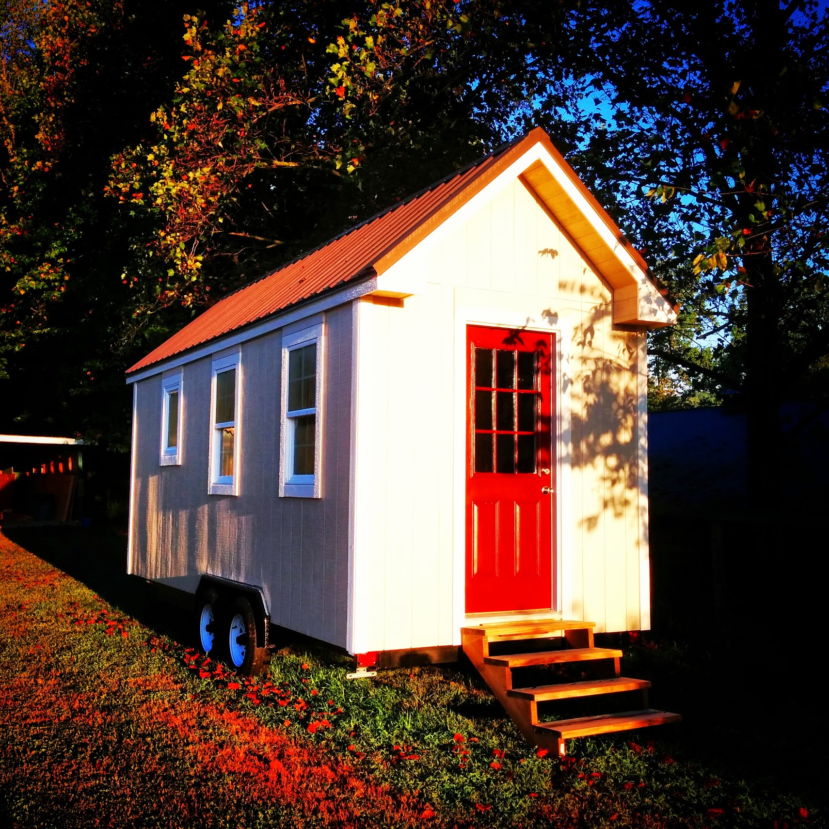 One of the new Tiny Home Builders models, a tiny home that can be built for less than $10K, plans coming soon!