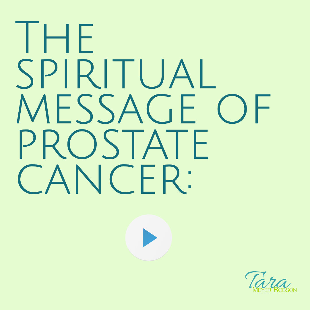  spiritual message of prostate cancer 