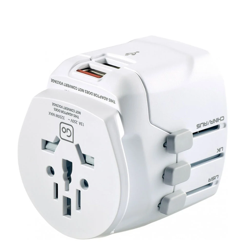 Adapter Plug with Twin USB Ports Design Go
