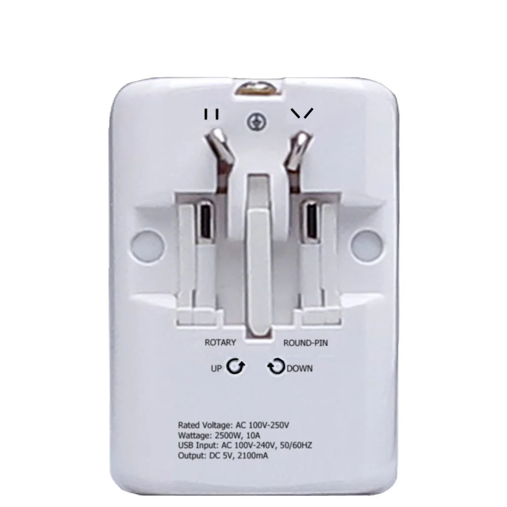 Europe UK Asia Universal Pin Adapter