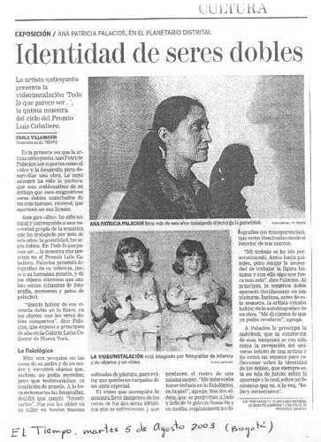El Tiempo , Paola Villa Marin
