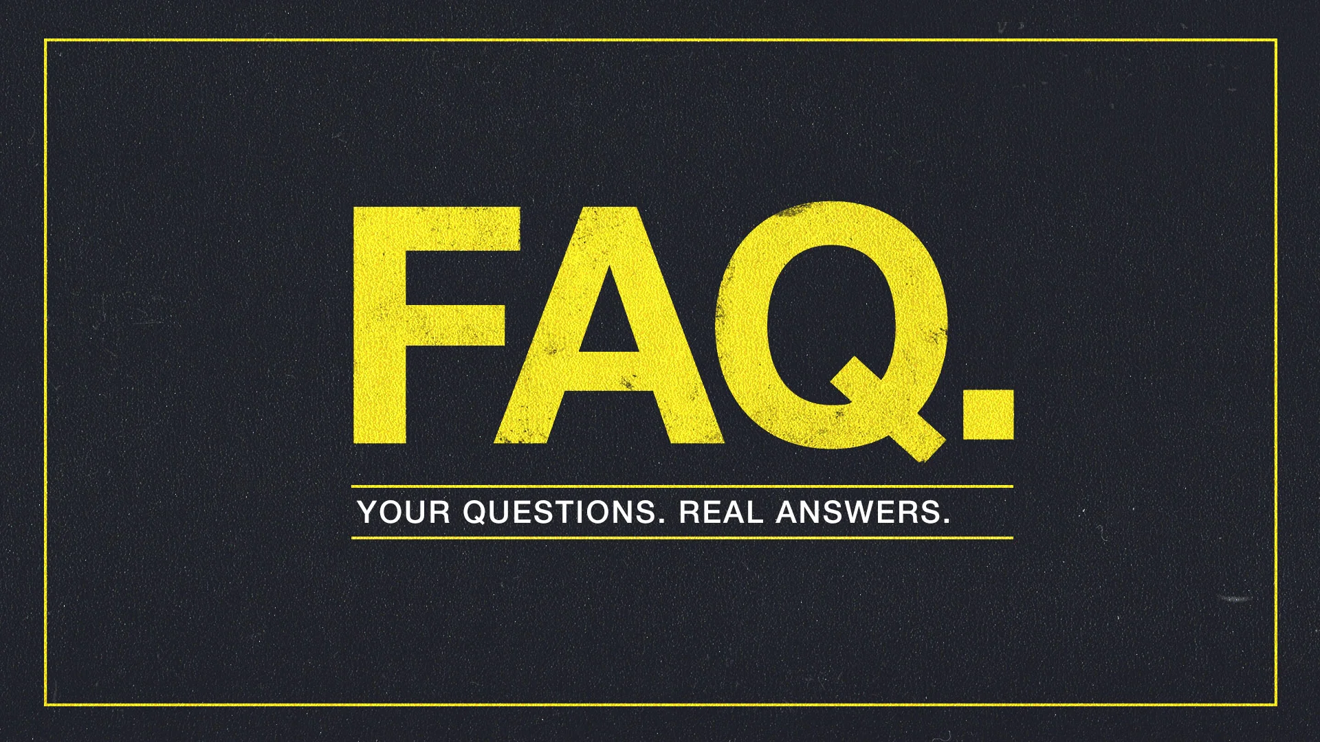 FAQ