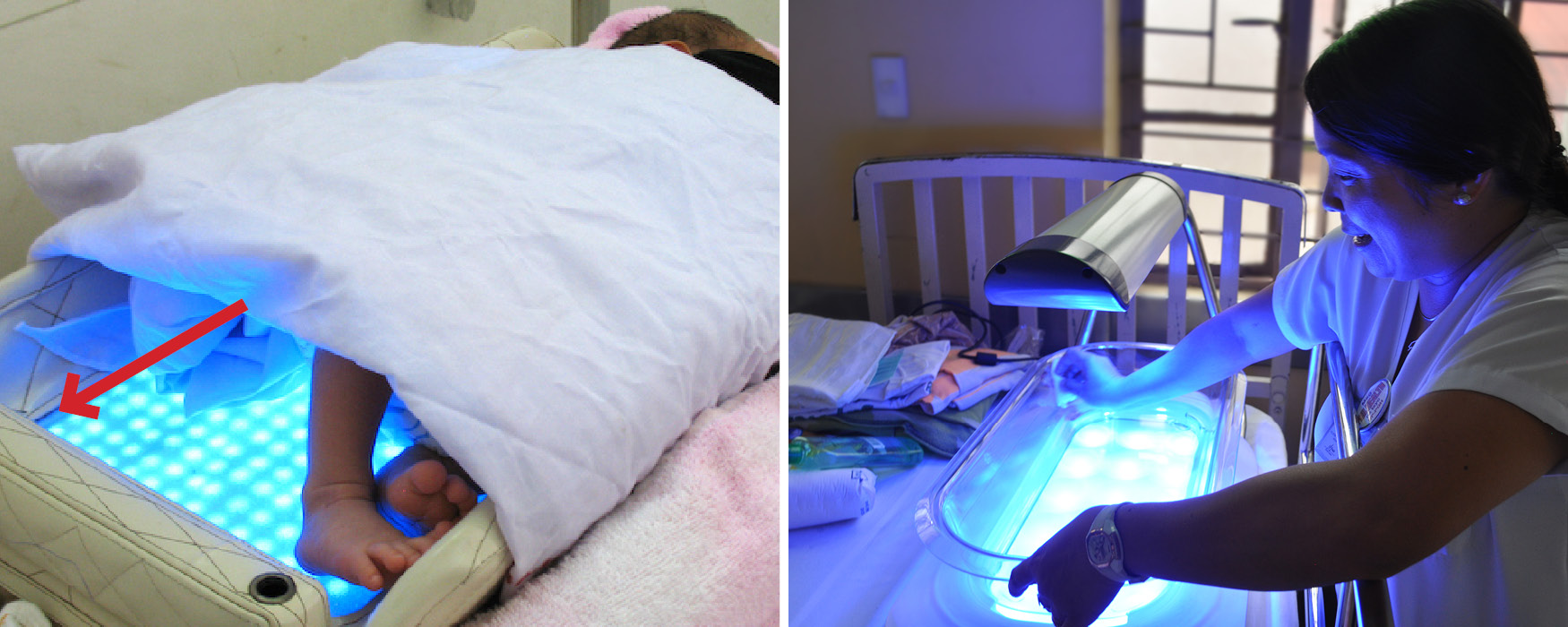  Left: The Bilibed prototype was difficult to clean. Right: Firefly incorporated smooth curves and removable baby bed for easy wipe-down.