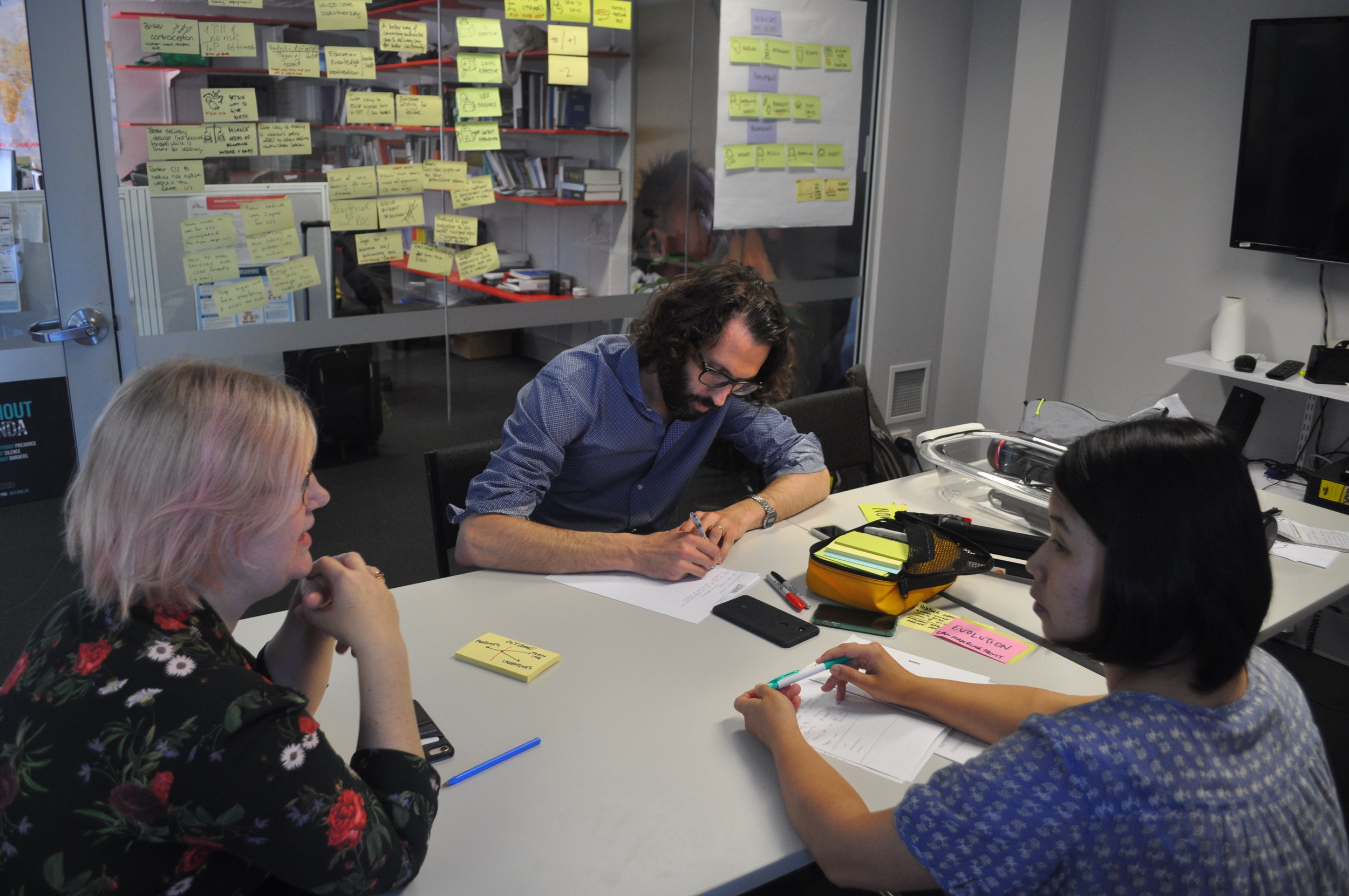 Expert Interviews at MSF Sydney office