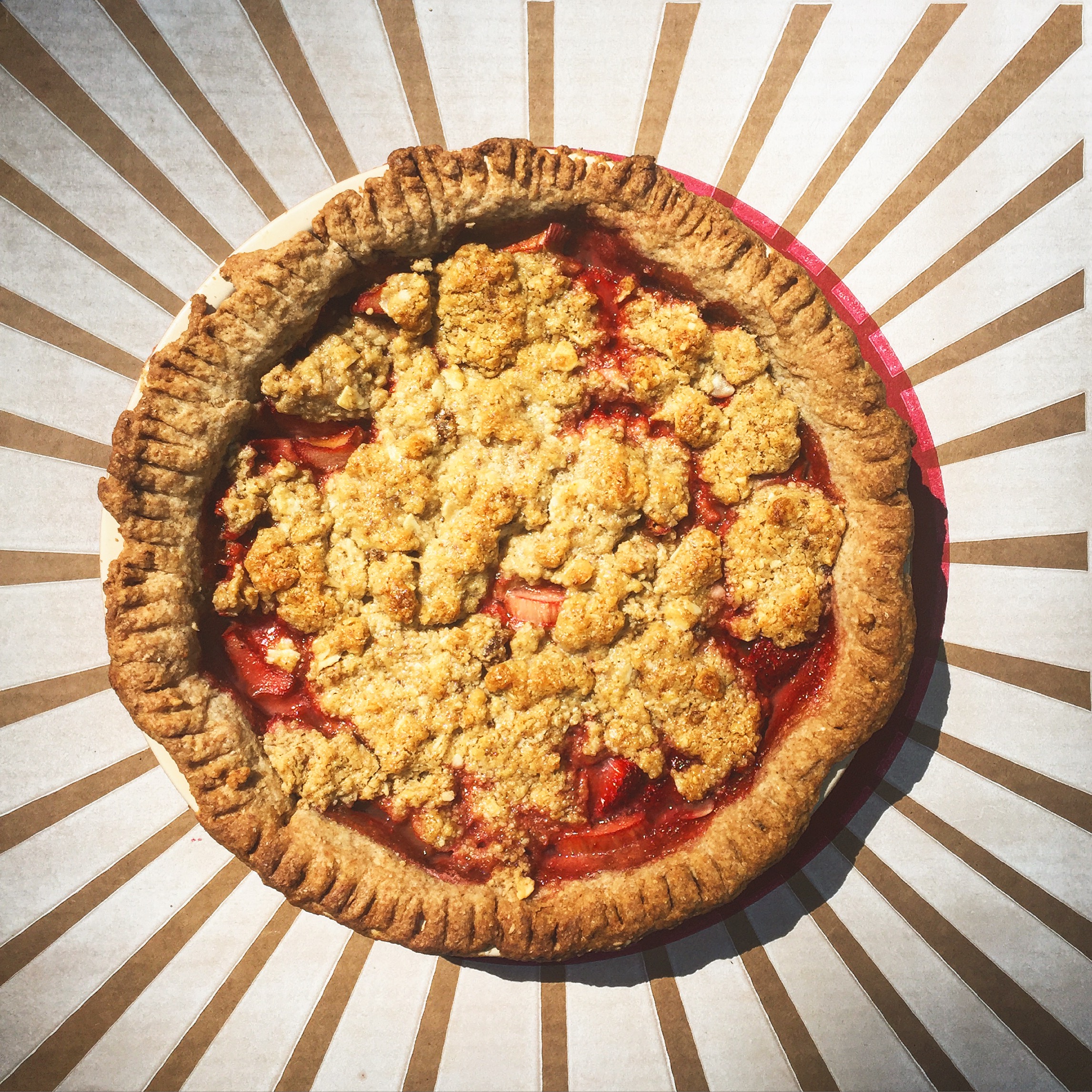 Strawberry Rhubarb Streusel