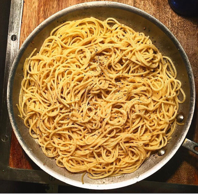 cacio e pepe & meatballs