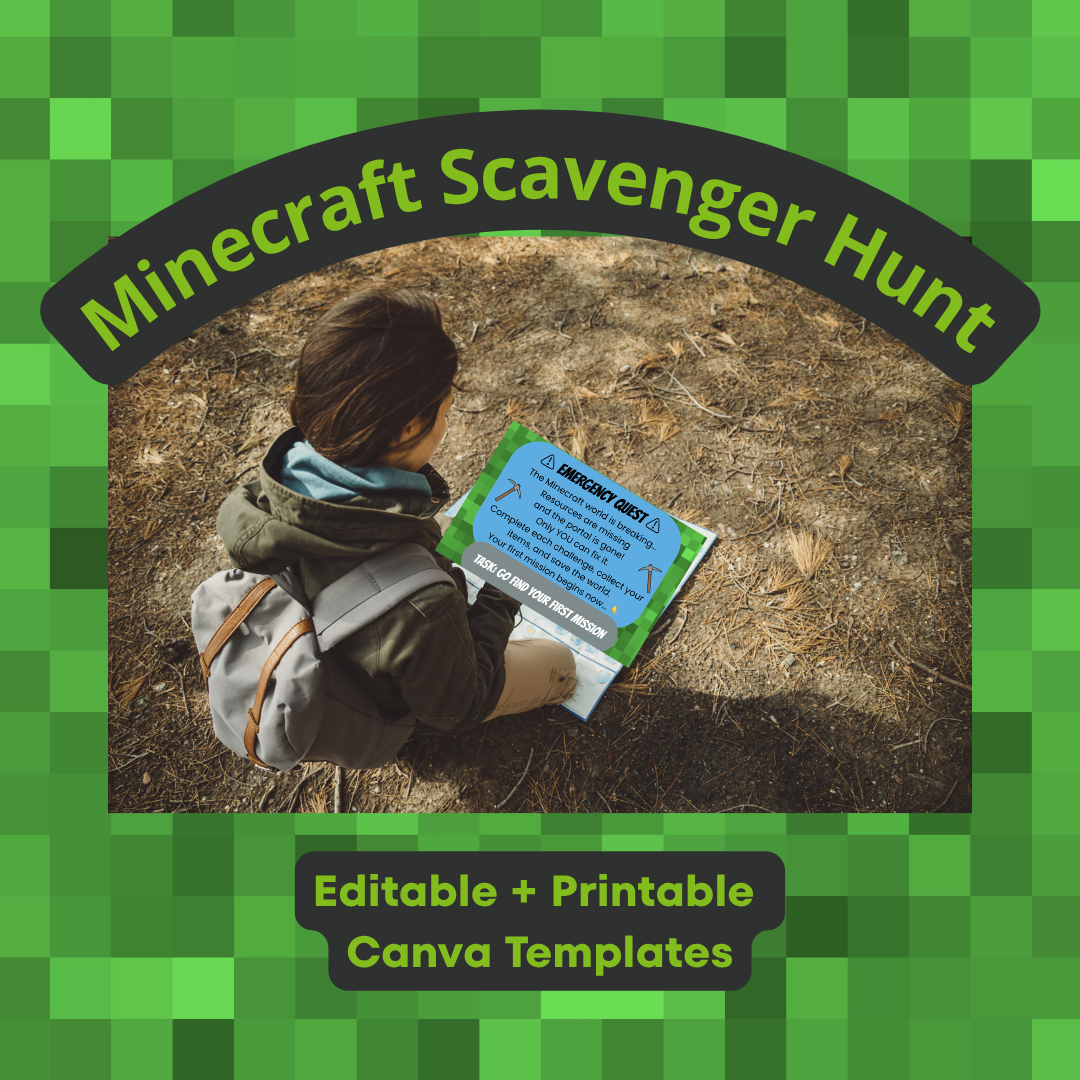 FREE Printable Minecraft Scavenger Hunt: The Secret Weapon for Summer Boredom