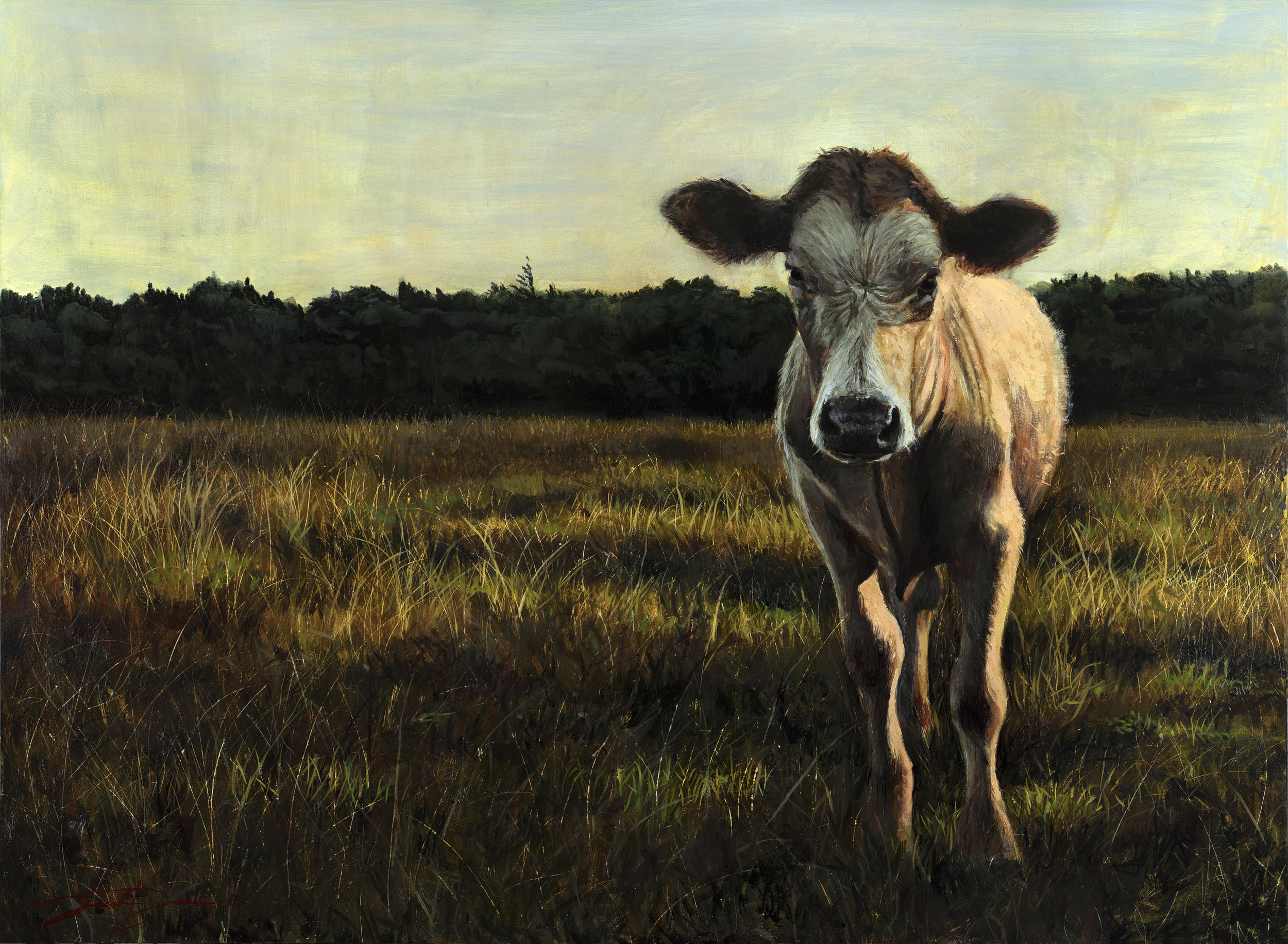 "Evening Light" 22"x30" oil on panel