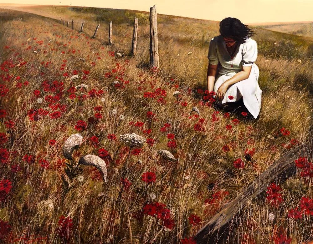 "The Mending" 36"x48" oil on panel SOLD