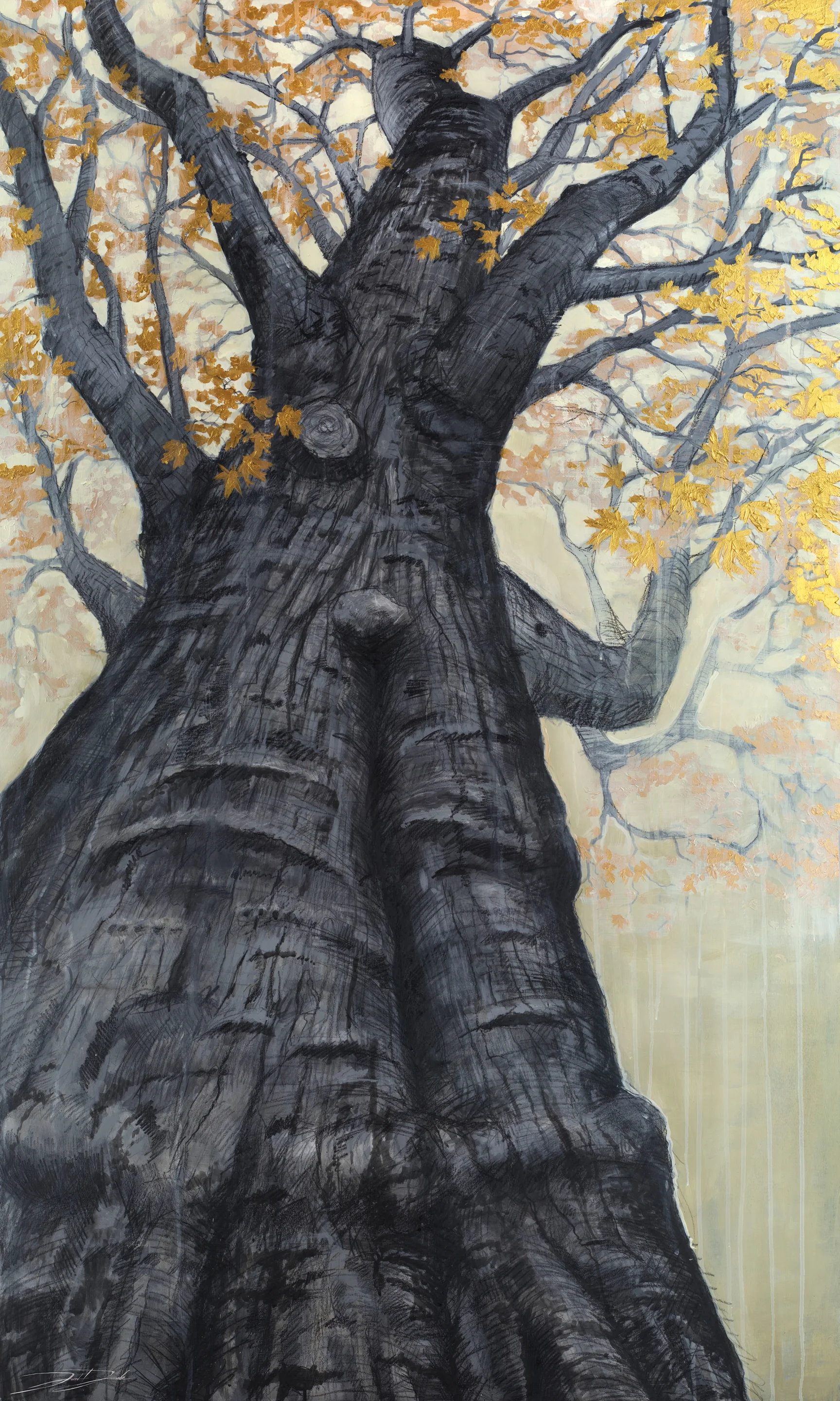 “Seed of Revival” 36”x60” Graphite on Panel SOLD