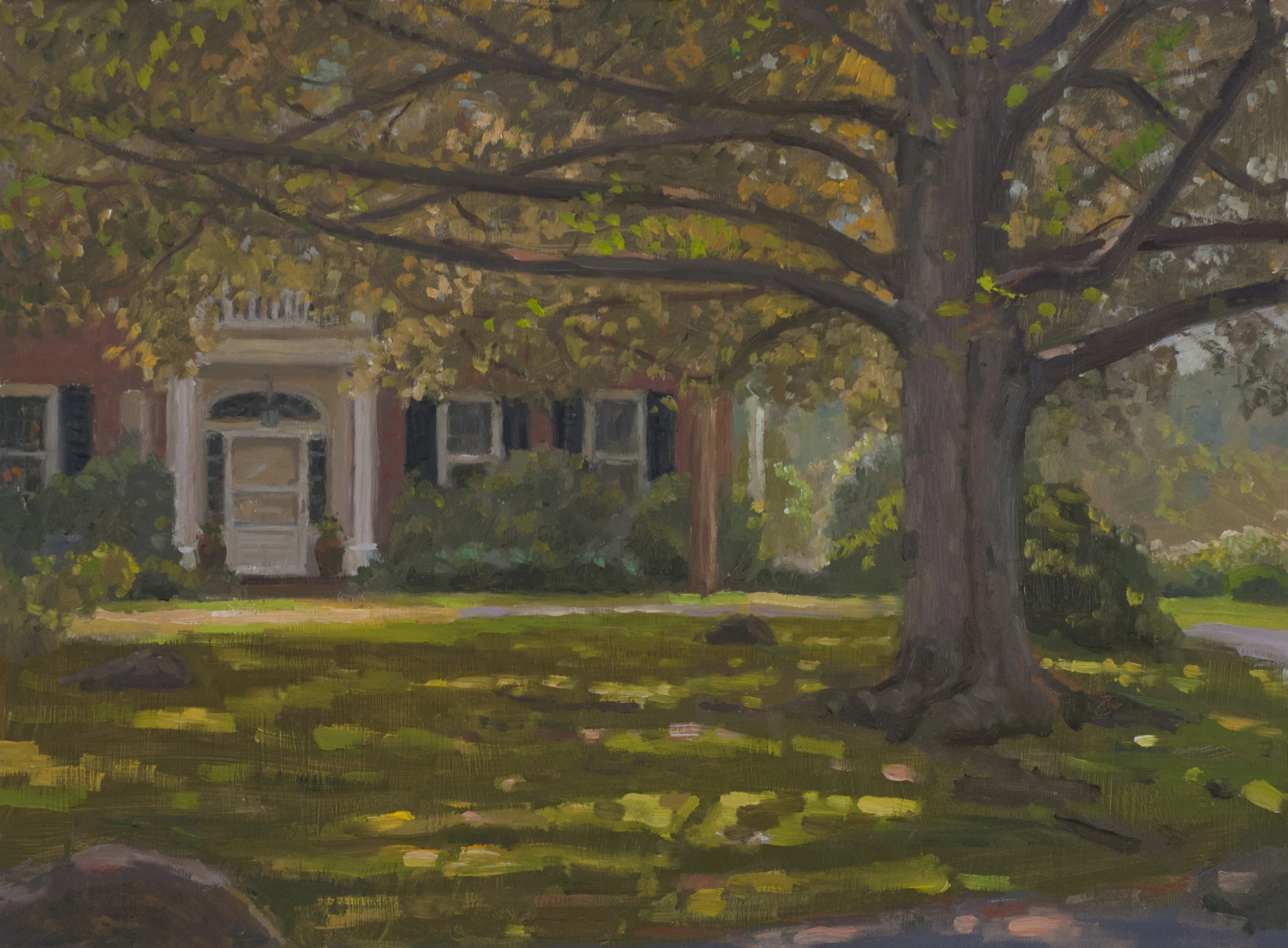 Chestnut, Oil on board, 12x16 inches.
