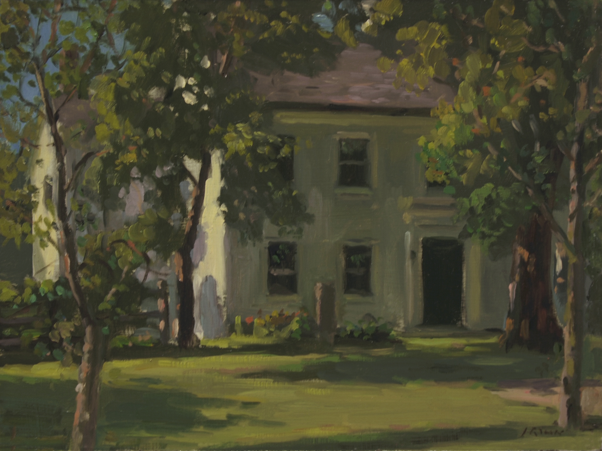 Summer Reflection Oil on board, 8x10 inches.