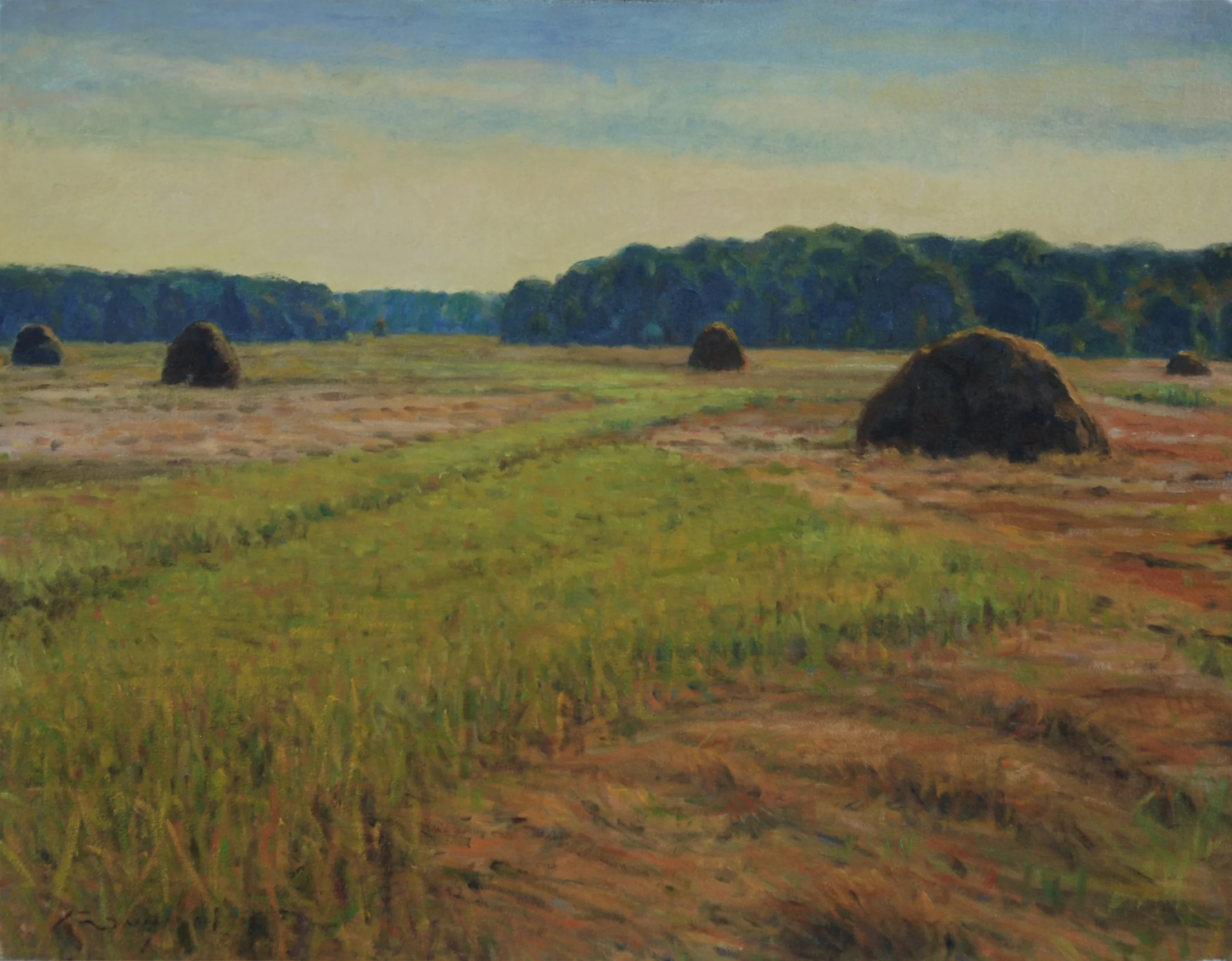 Summer Marsh, Oil on canvas, 22x28 inches.