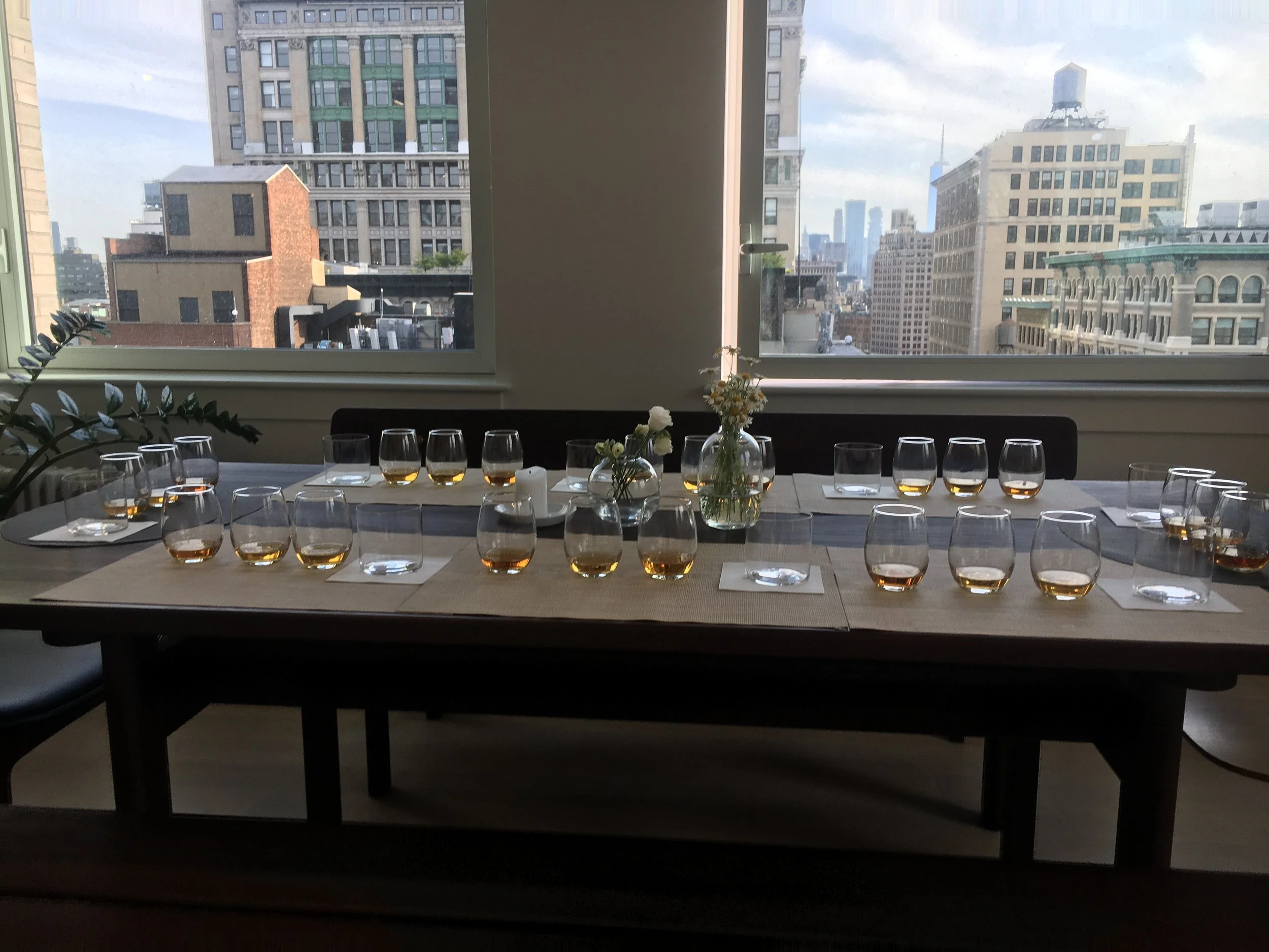 Personally curated whiskey tasting event 🥃