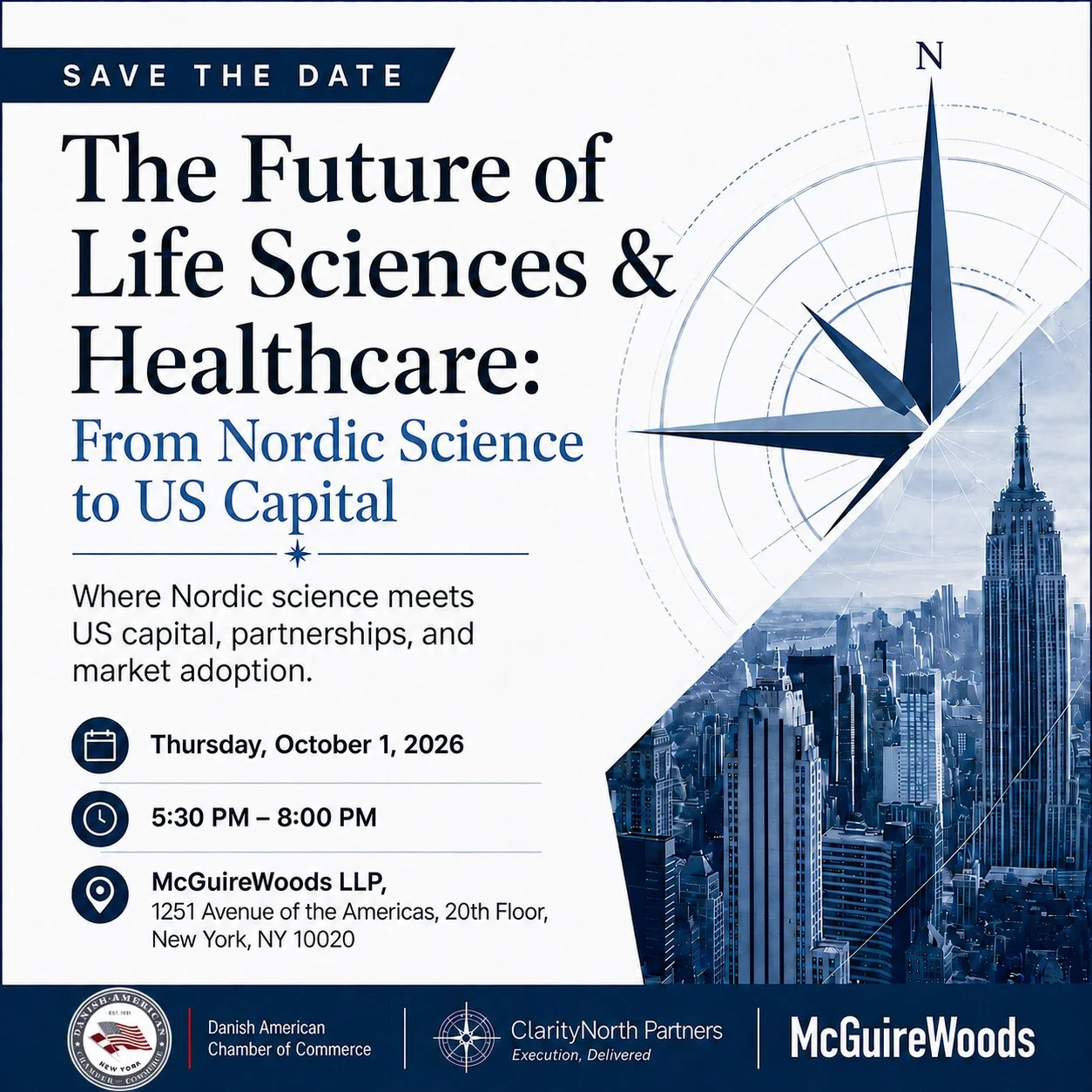The Future of Life Sciences &amp; Healthcare: From Nordic Science to US Capital