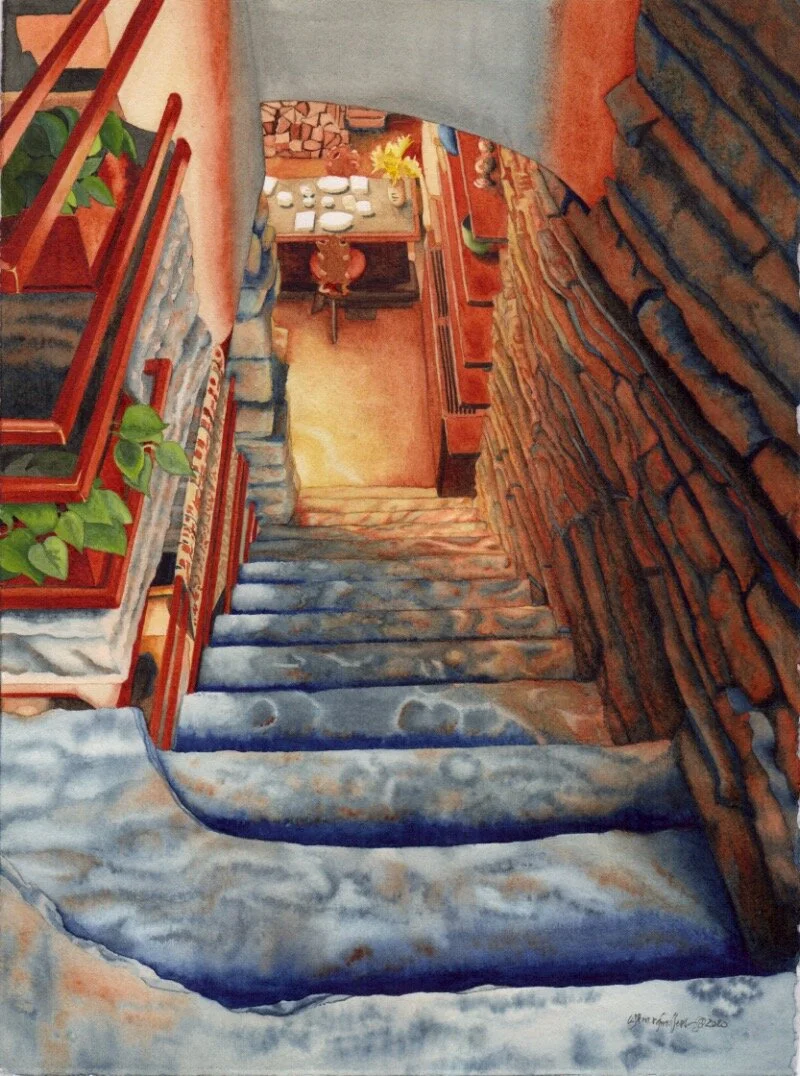 Down the Stairs at Fallingwater 72 dpi.jpeg