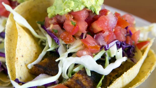 Native Foods' Baja Surf Tacos with tempeh
