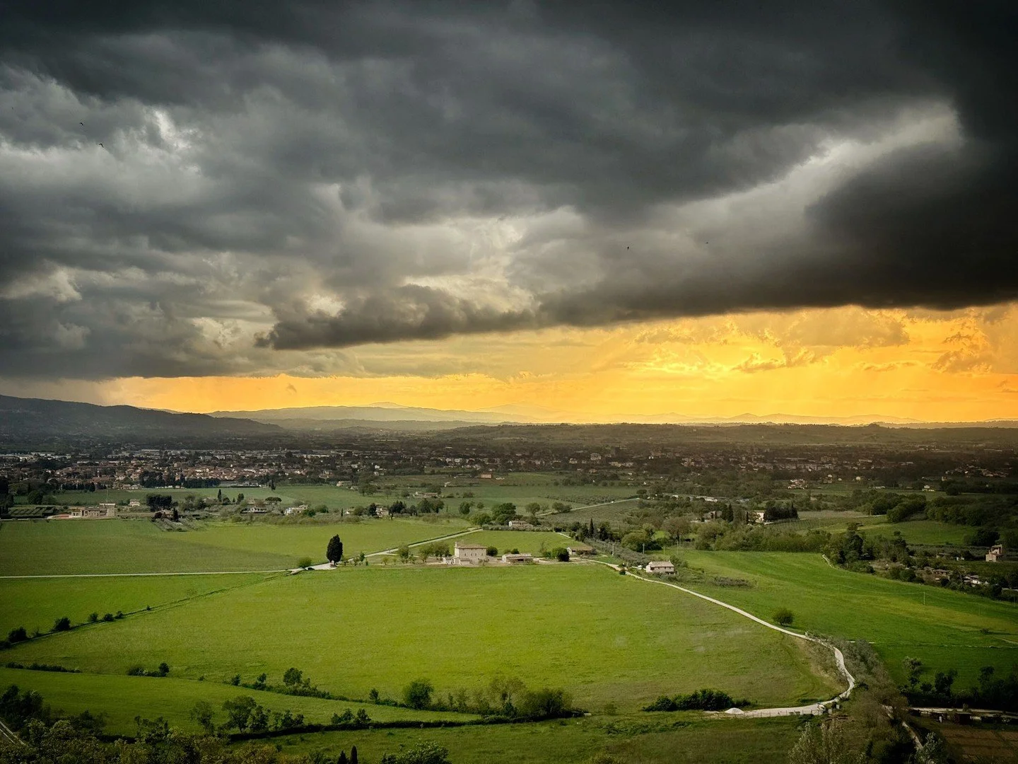 Sunset in Assisi, Italy