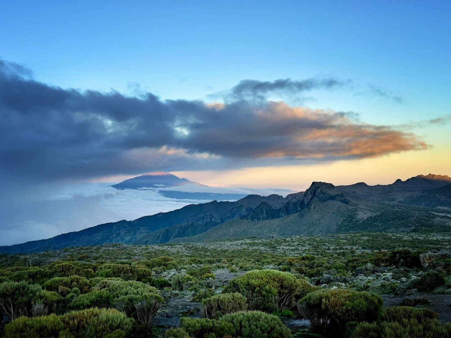 Morning light &mdash; Kilimanjaro region, Tanzania