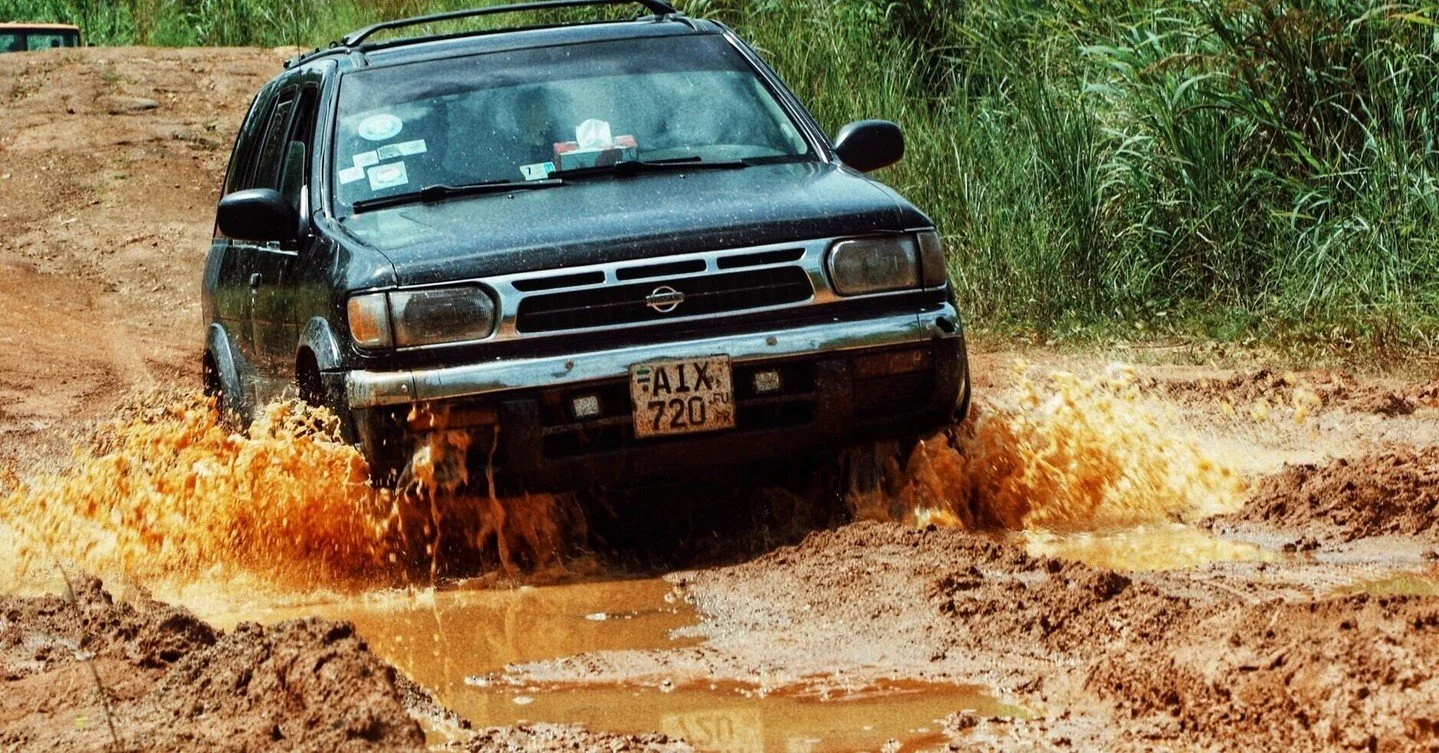 Driving through muddy roads &mdash; Sierra Leone