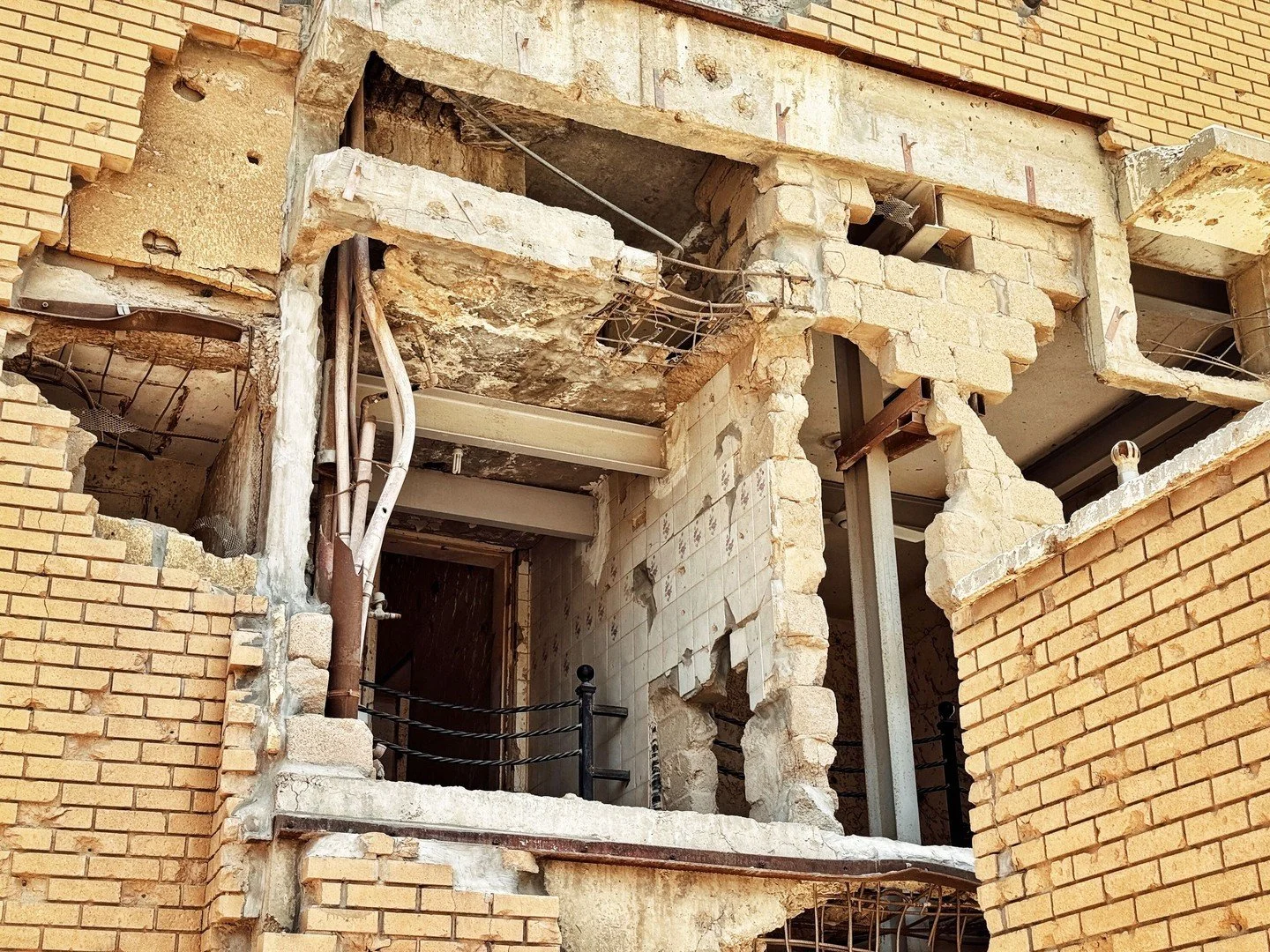 Wreckage from the first Gulf War &mdash; Kuwait