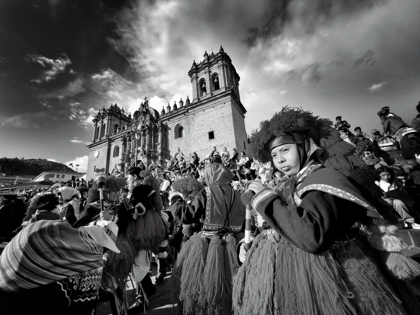 Boy in traditional dress &mdash; Peru