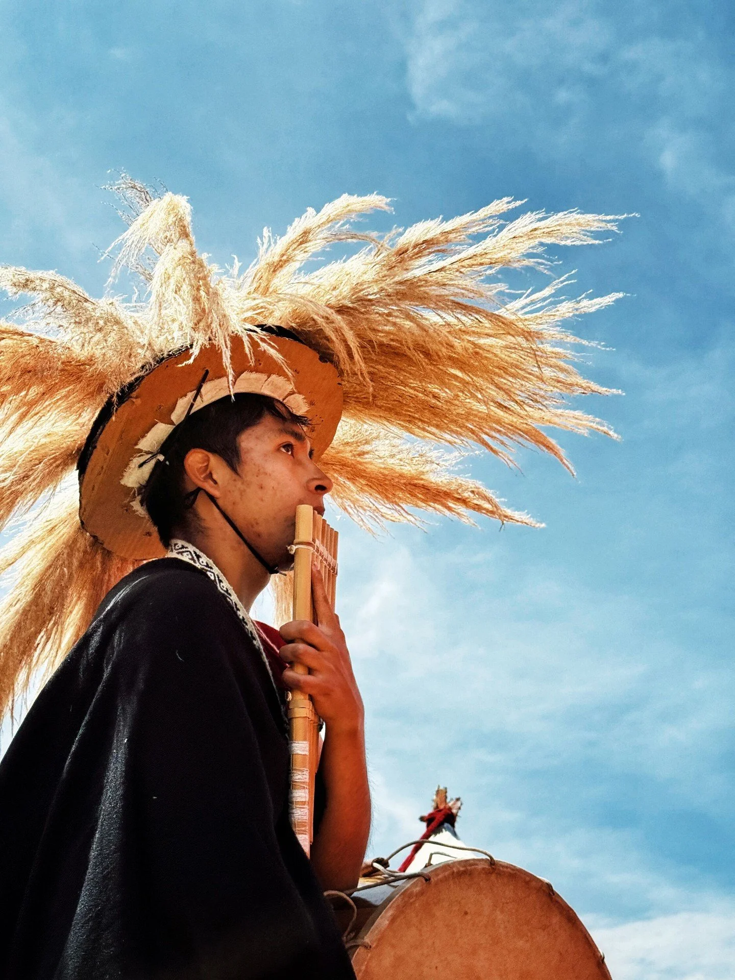 Traditional flute and dress &mdash; Cusco, Peru