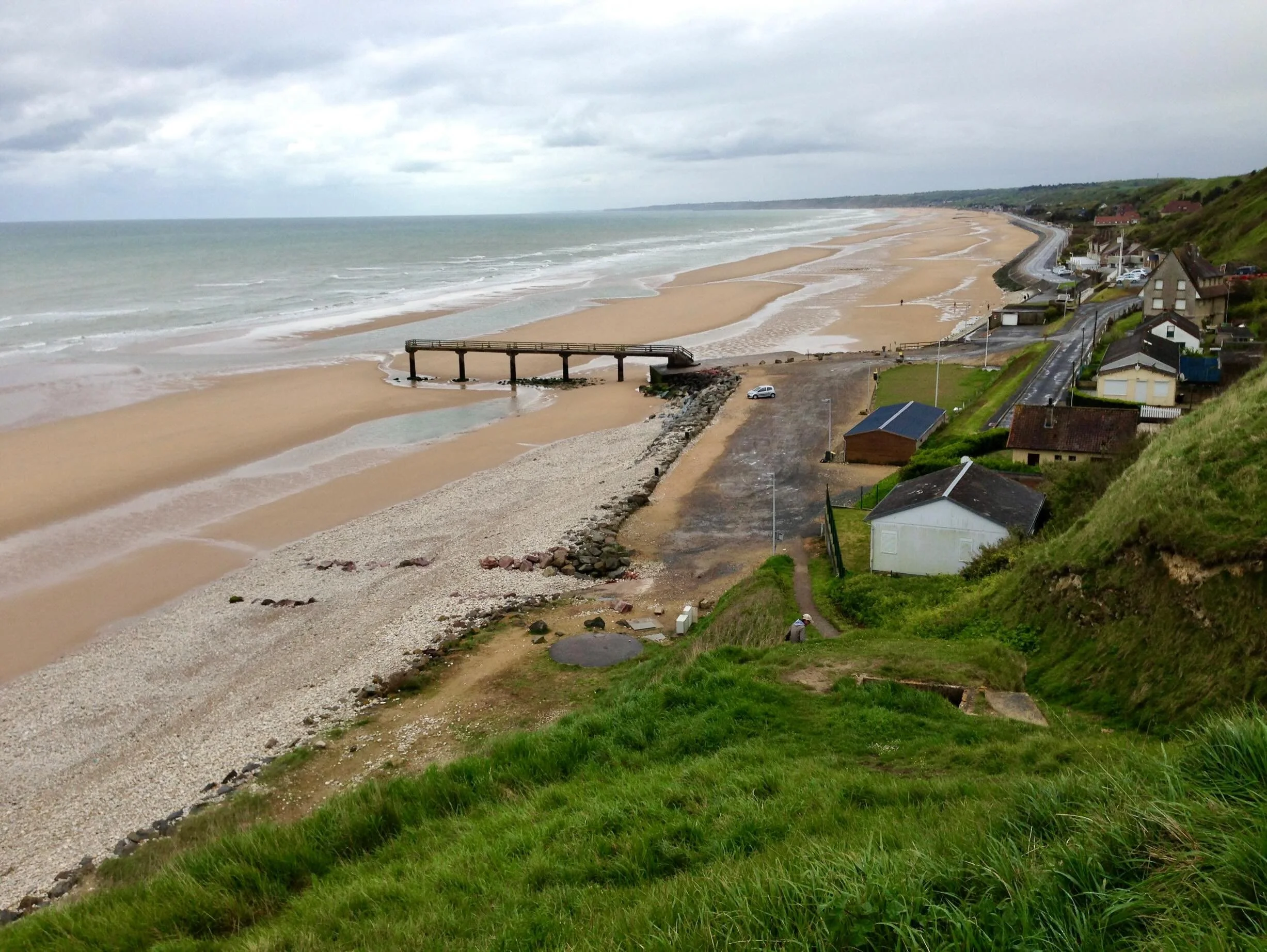 Normandy Beach D-Day Landing Zone &mdash; France
