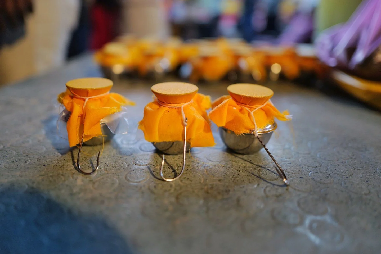 Hooks being attached to Hindu believers at the Thaipusam festival &mdash; Malaysia