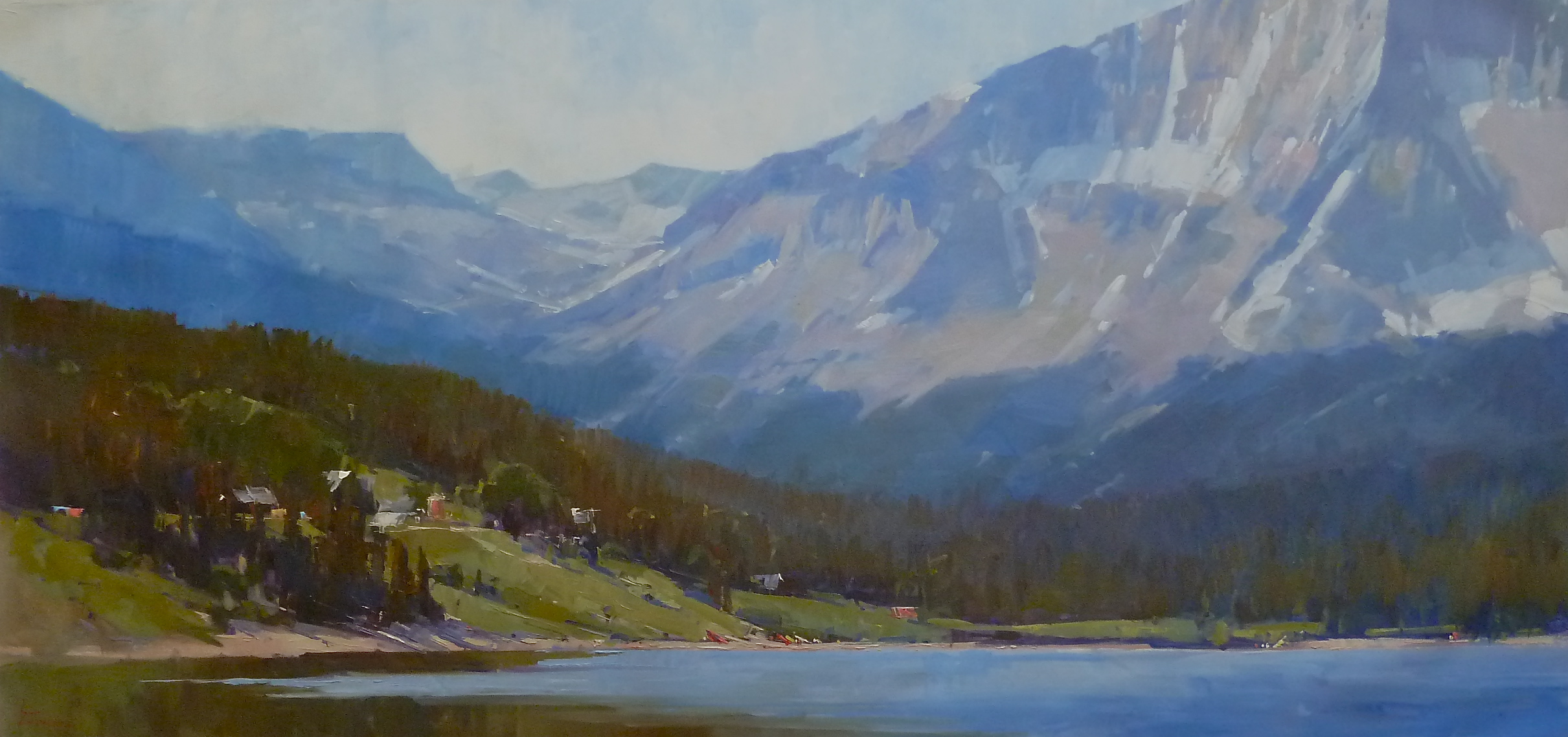  "Trout Lake" 34x80, Commission.  