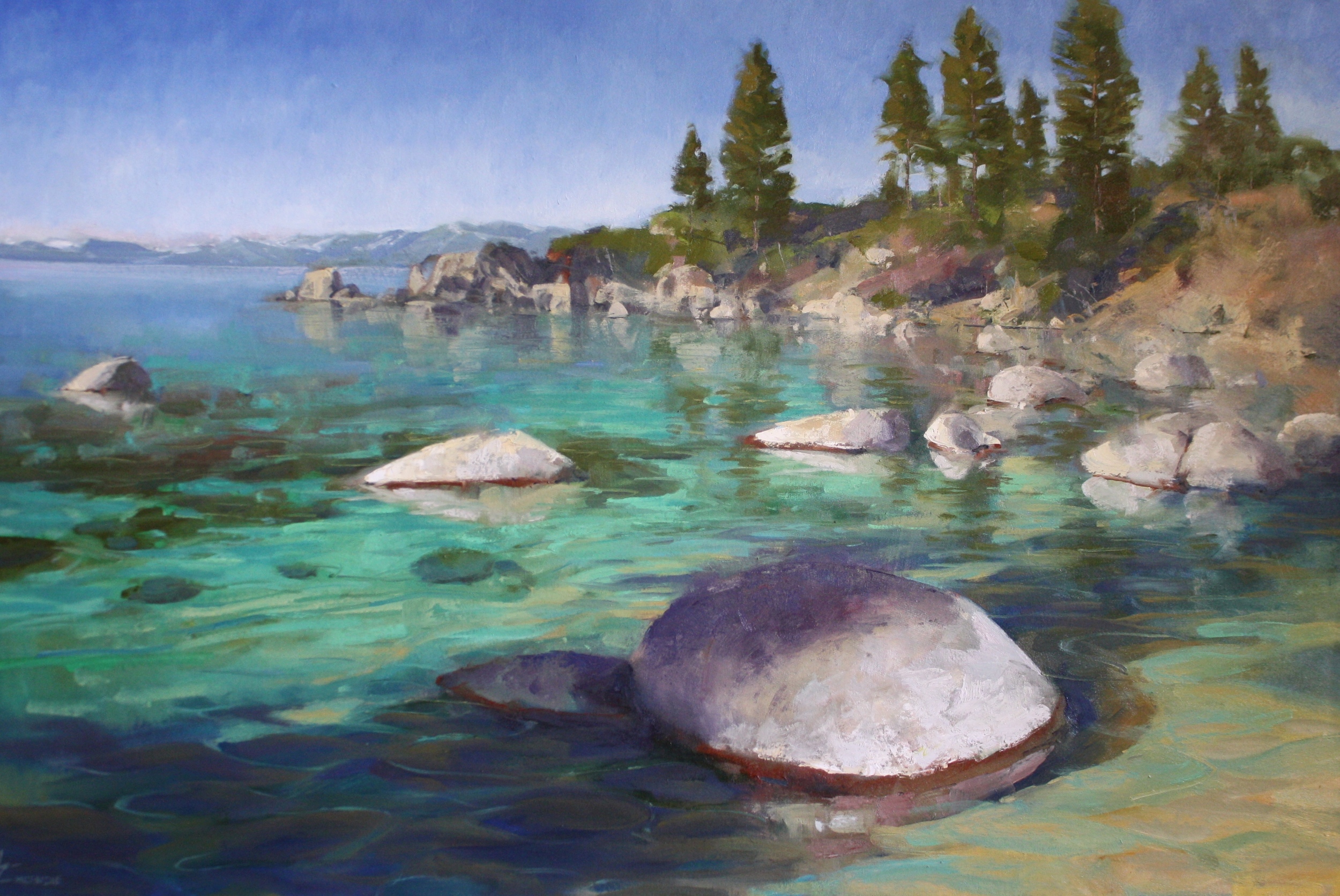  "Tahoe Shadows"40x60, $7800. 