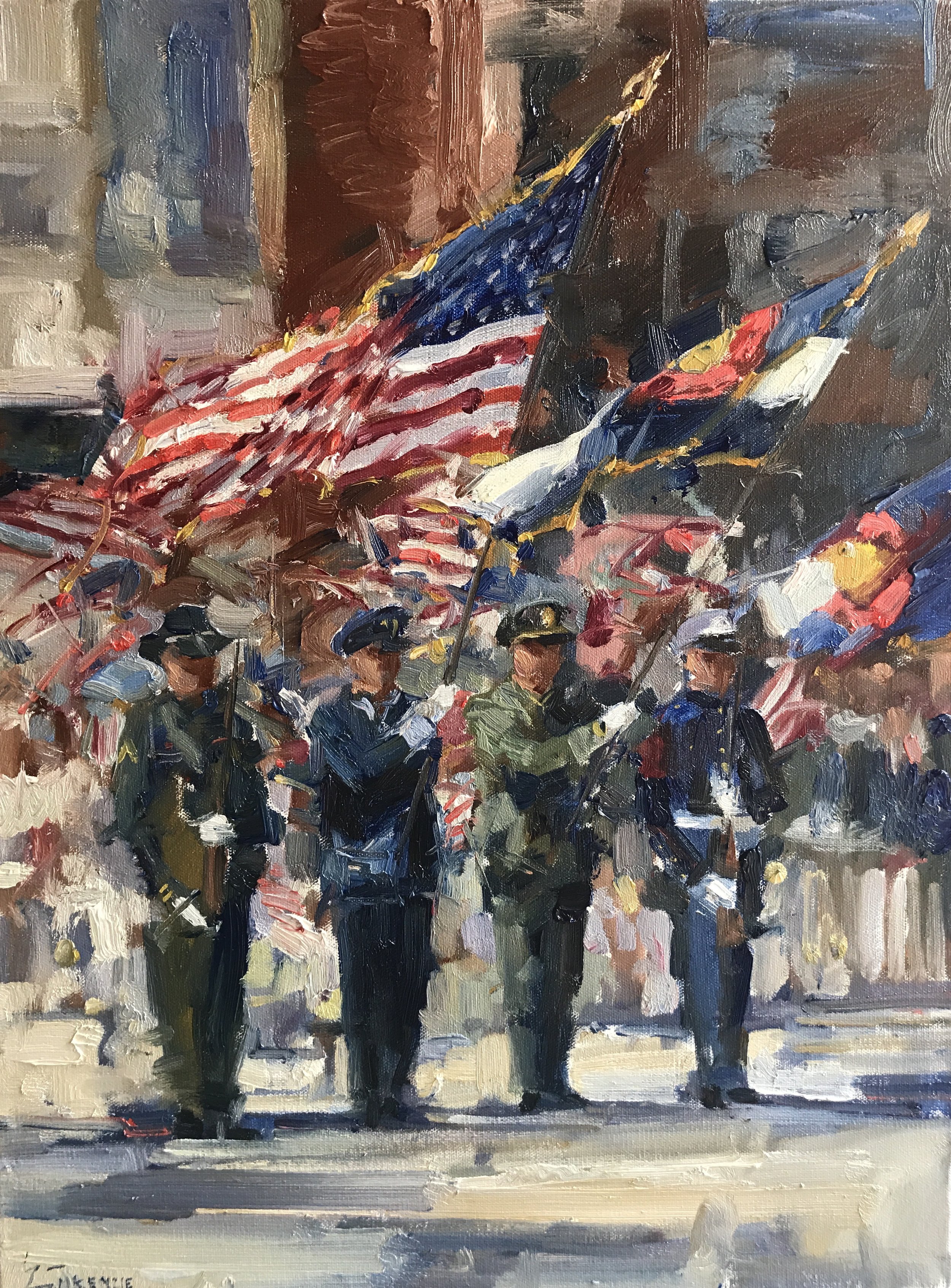  “American Pride” 18x24, $2200. 