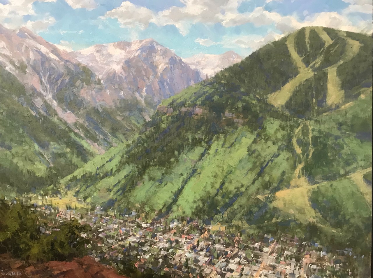  “View from Jud Weibe” 30x40, Oil, $5000. 