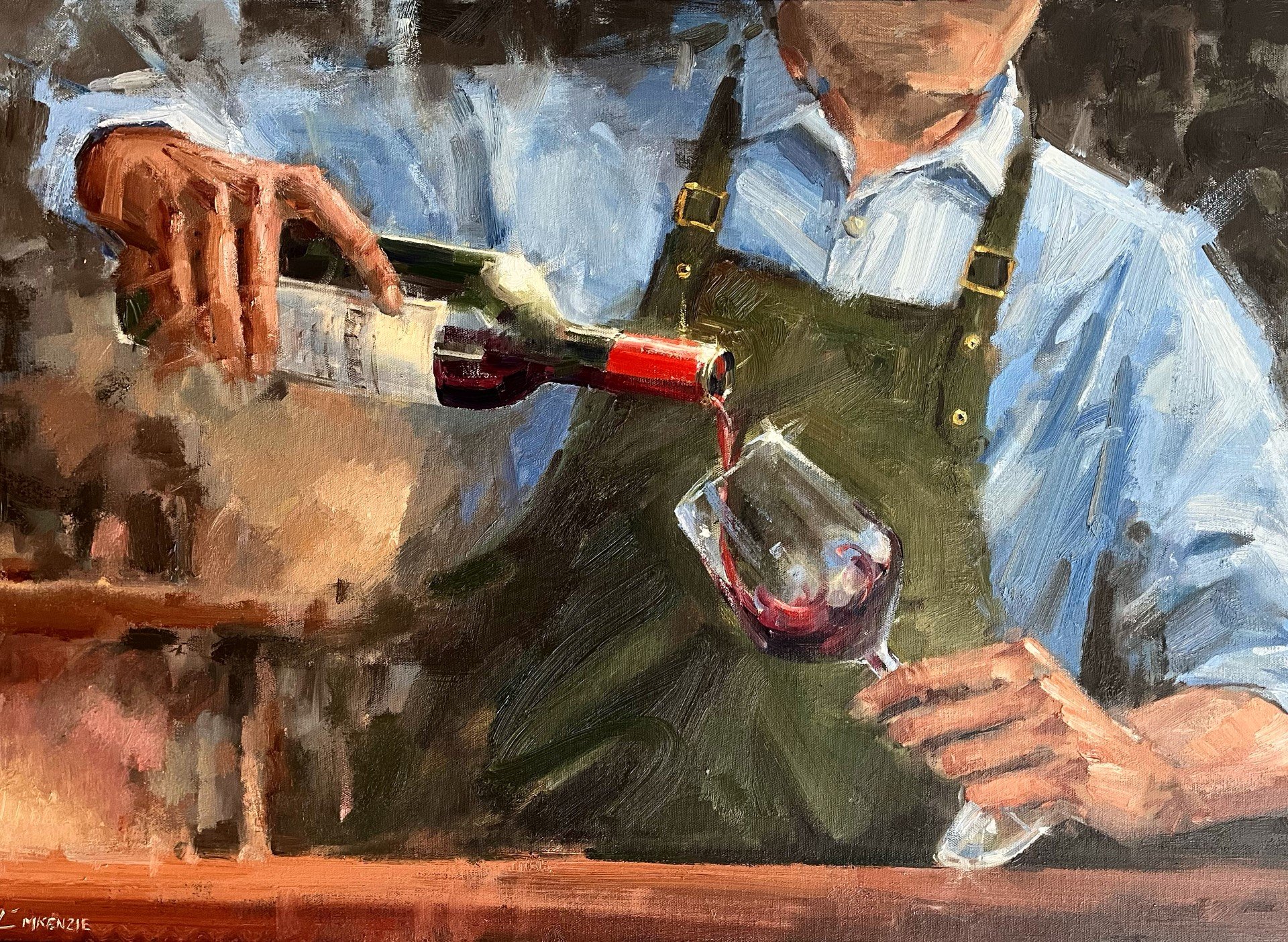  “Sommeliers Choice III” 24x36, $3600. 