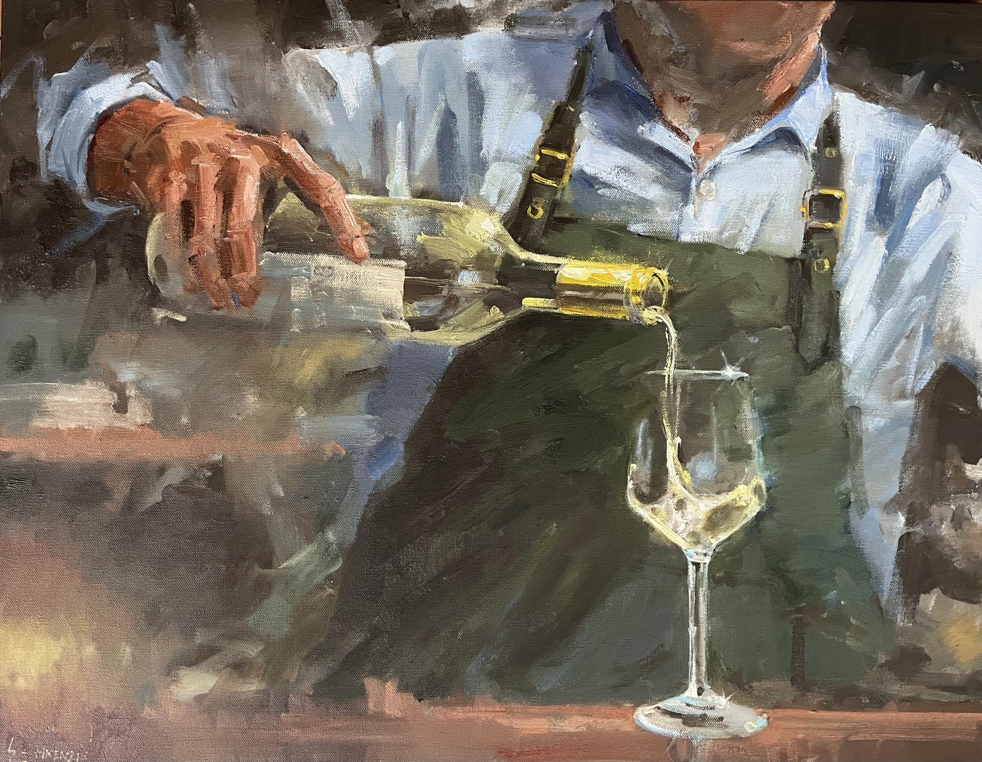  “Sommeliers Choice II” 22x28, $2700. 