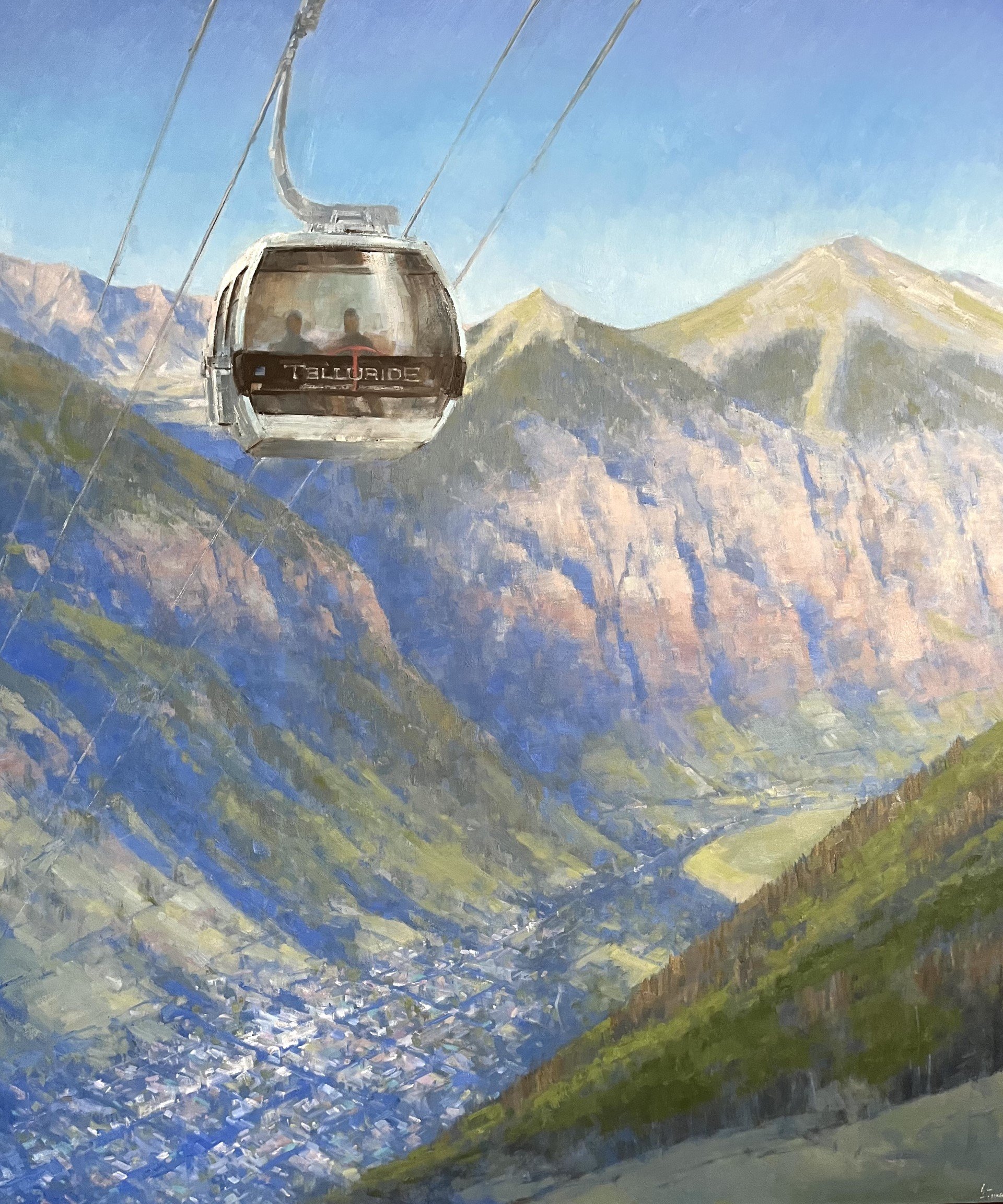  “Gondola View” 48x60, Oil on Canvas. 