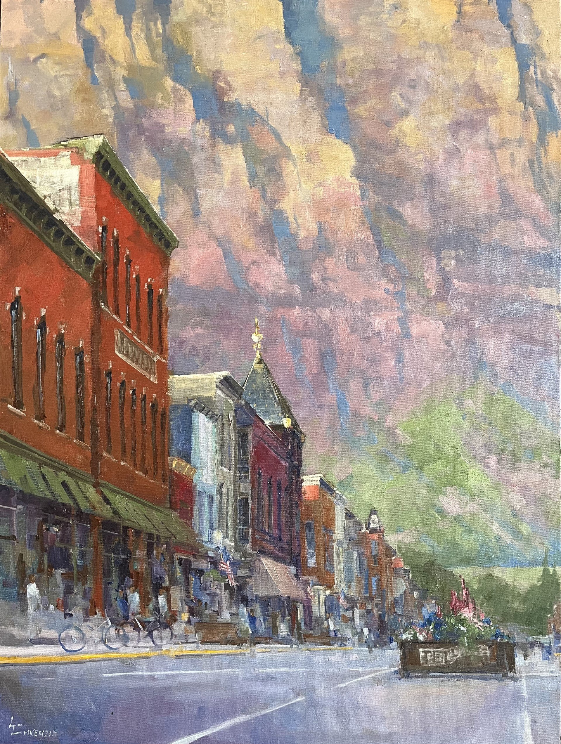  “Colorado Alpenglow” 40x30, $5000. 