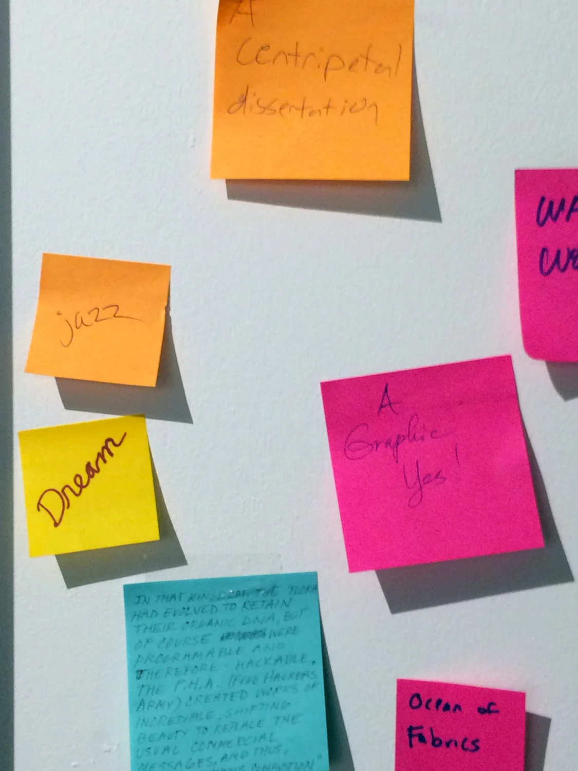 Some comments written by visitors to LEXICON at Zhou B Art Center, Chicago, IL about Spontaneous Combustion 1,2,3,. 