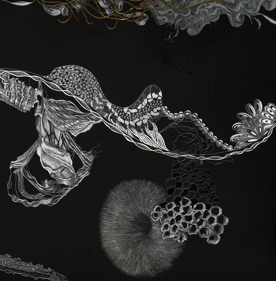 Detail of Moving On by Lisa Goesling