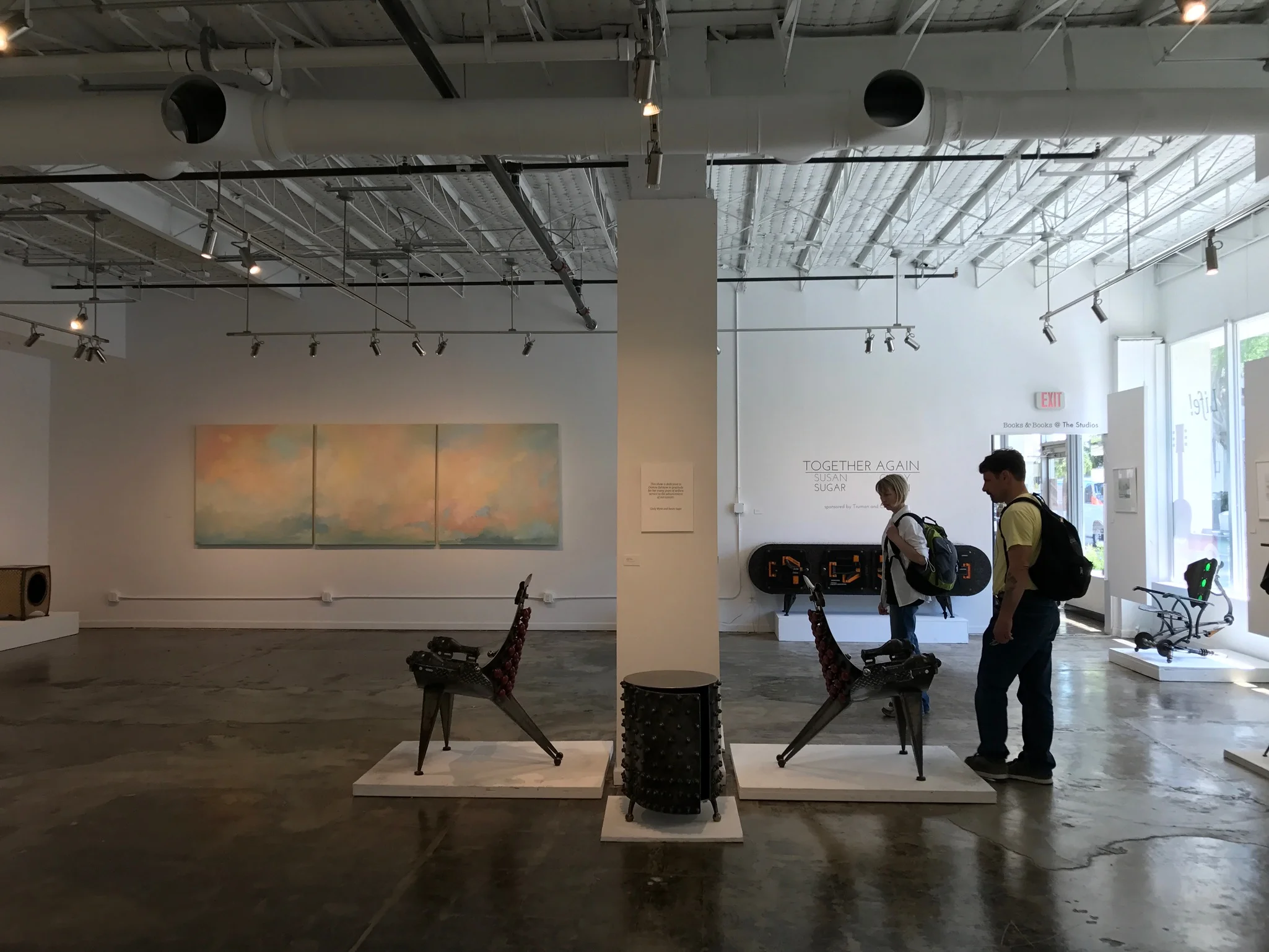Inside one of the Galleries within The Studios of Key West. 